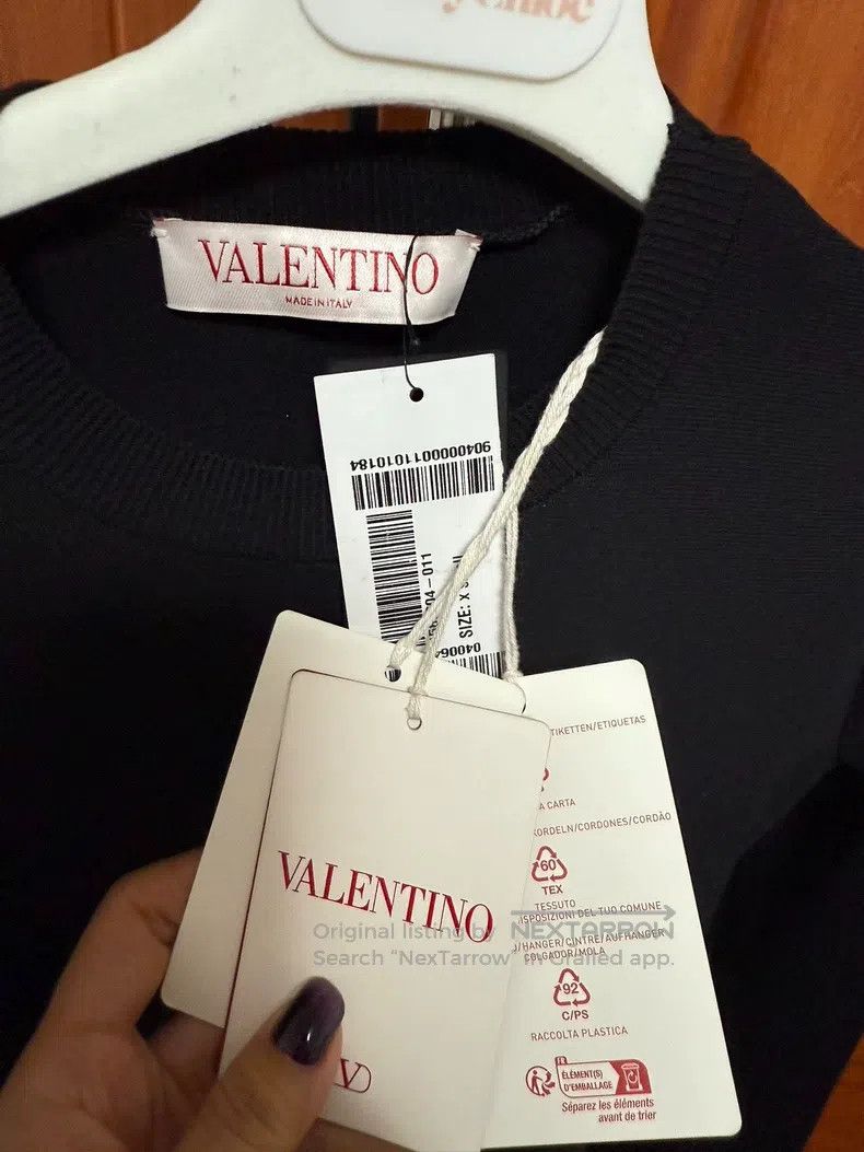 Valentino Valentino Knitted three-dimensional floral dress with cuff Size XS / US 0-2 / IT 36-38 - 3 Thumbnail