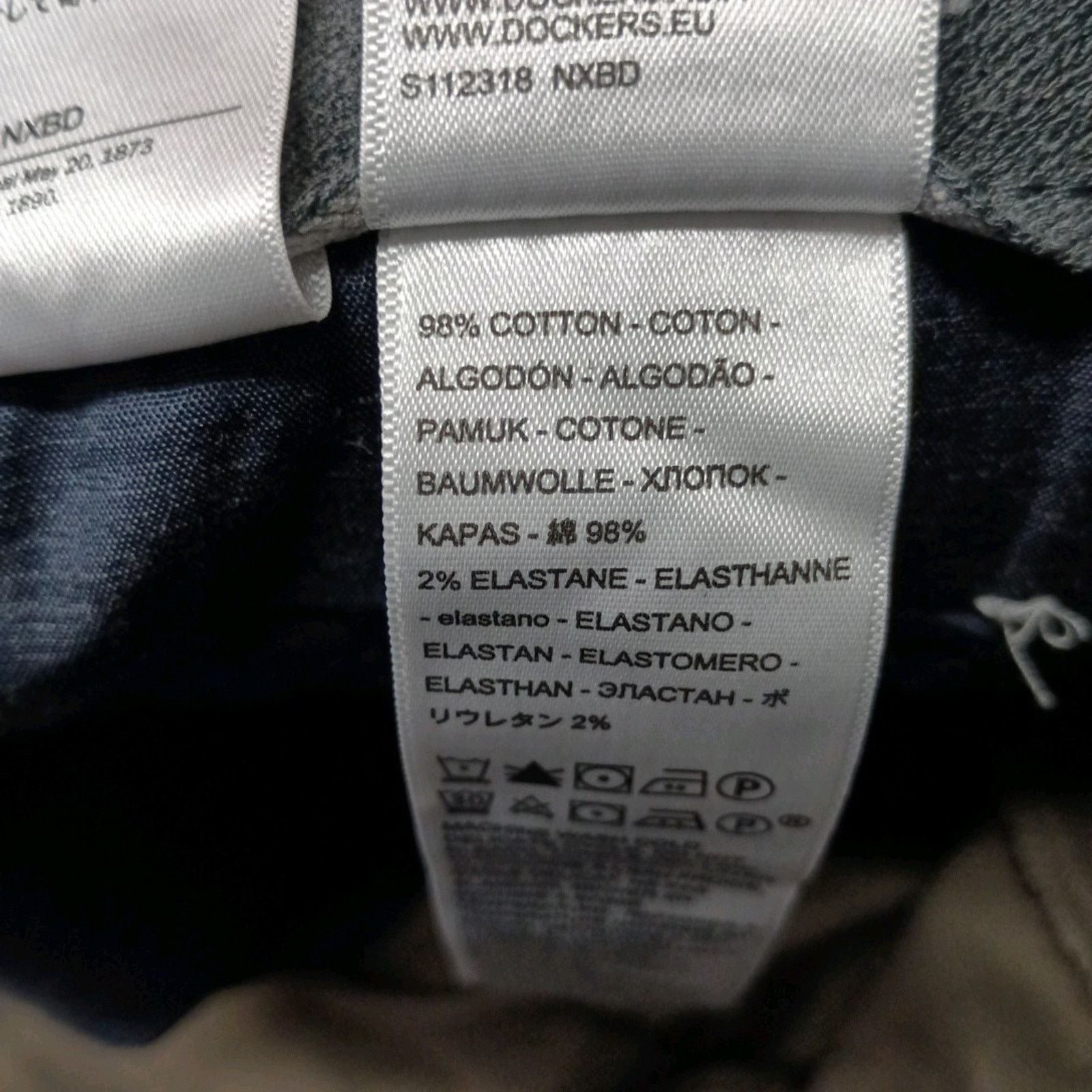 Dockers Dockers Signature Khakis Men's 44x30 Dark Pebble Pleated Size US 44 / EU 60 - 5 Thumbnail