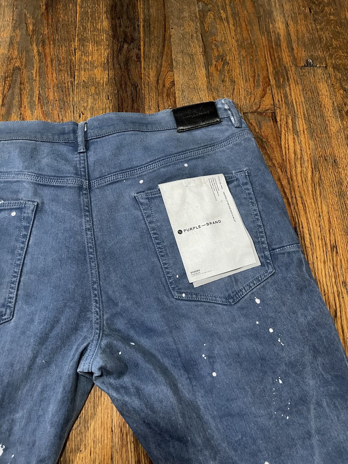 Purple Brand Purple Brand Denim Jeans Cobalt Paint Splatter Spray Size 40 Size US 40 / EU 56 - 16 Thumbnail