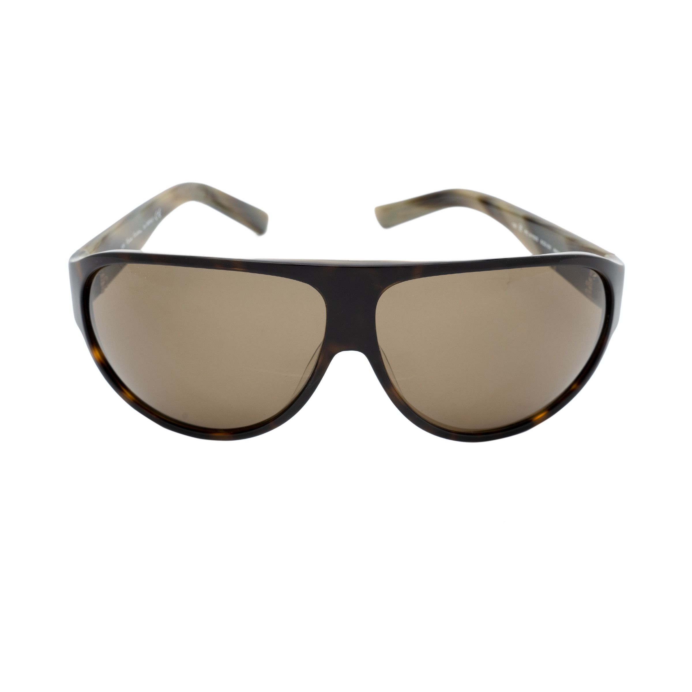 Pierre Cardin Pierre Cardin 00s Havana Plastic Aviator Sunglasses Size ONE SIZE - 2 Thumbnail