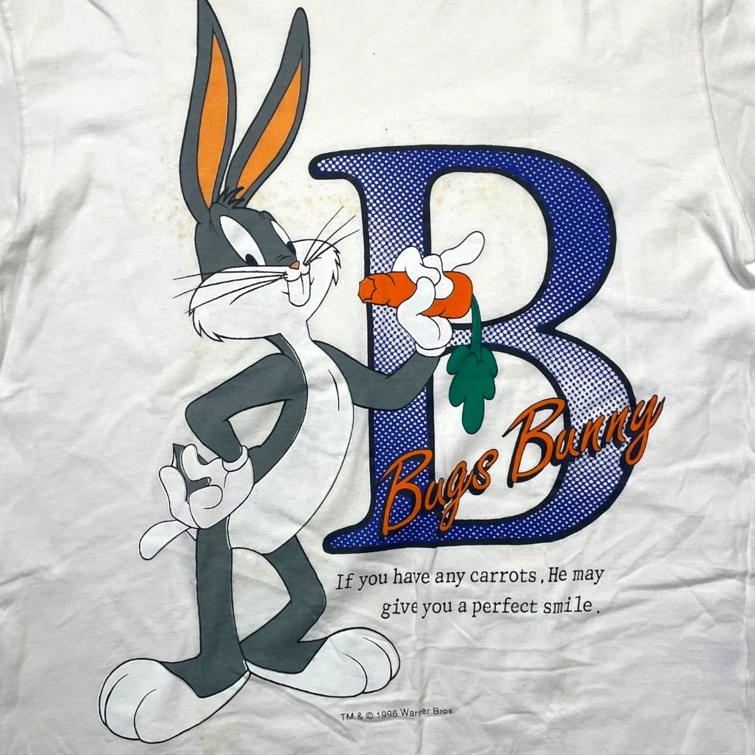 Other Vintage Bugs Bunny Long Sleeve Looney Tunes Single Stitch Size US M / EU 48-50 / 2 - 3 Thumbnail