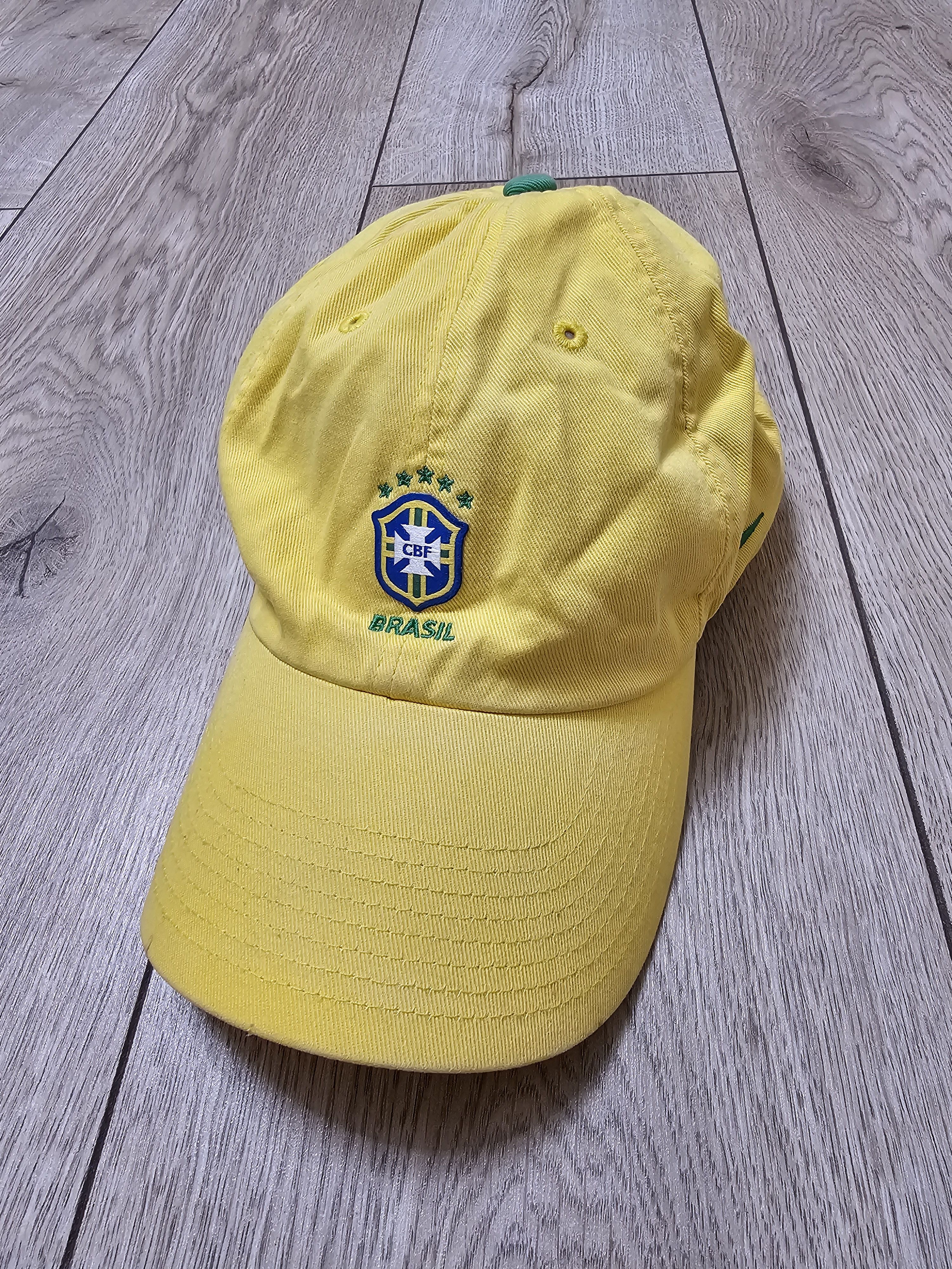 Nike × Vintage BRAZIL 2006 VINTAGE CAP YELLOW CAP FOOTBALL HAT SOCCER CAP Size ONE SIZE - 1 Thumbnail