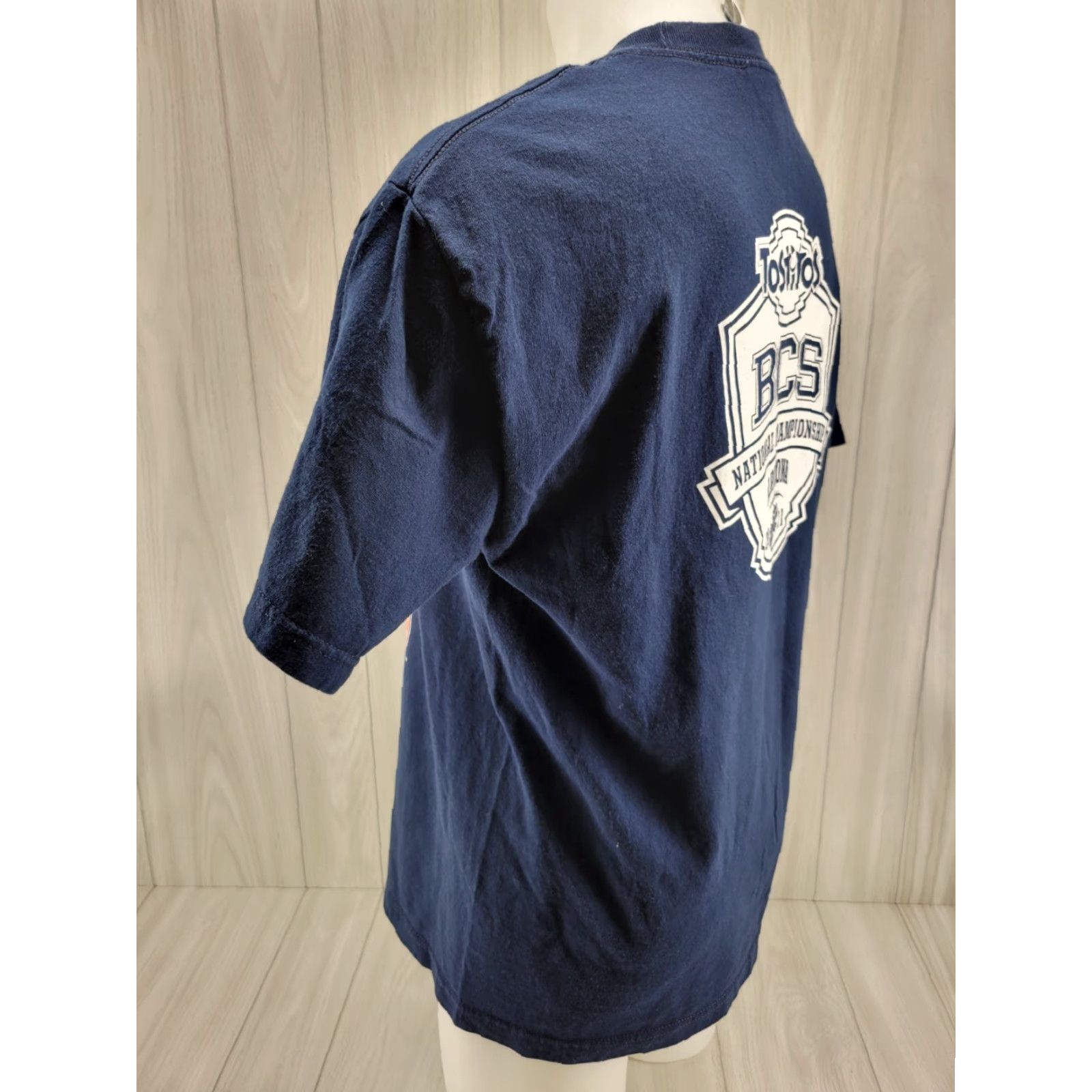 Champion VINTAGE Auburn Tigers 2011 National Champions College BCS Alabama University Tee Shirt L Shirt Men Blue 2010s Football Graphic Tee Size US L / EU 52-54 / 3 - 7 Thumbnail