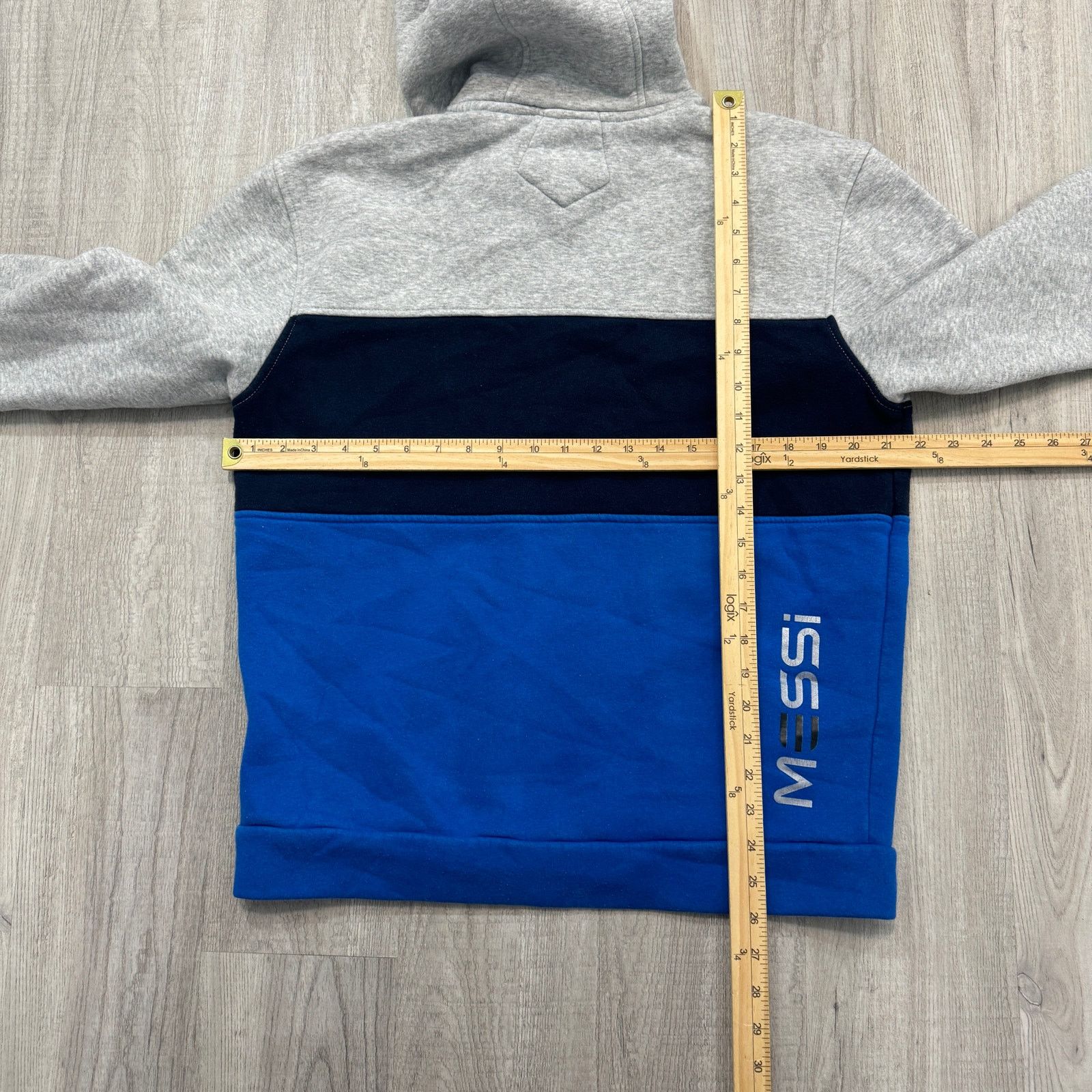 Other Lionel Messi Sweatshirt Men's Medium Gray Blue Soccer Size US M / EU 48-50 / 2 - 7 Thumbnail