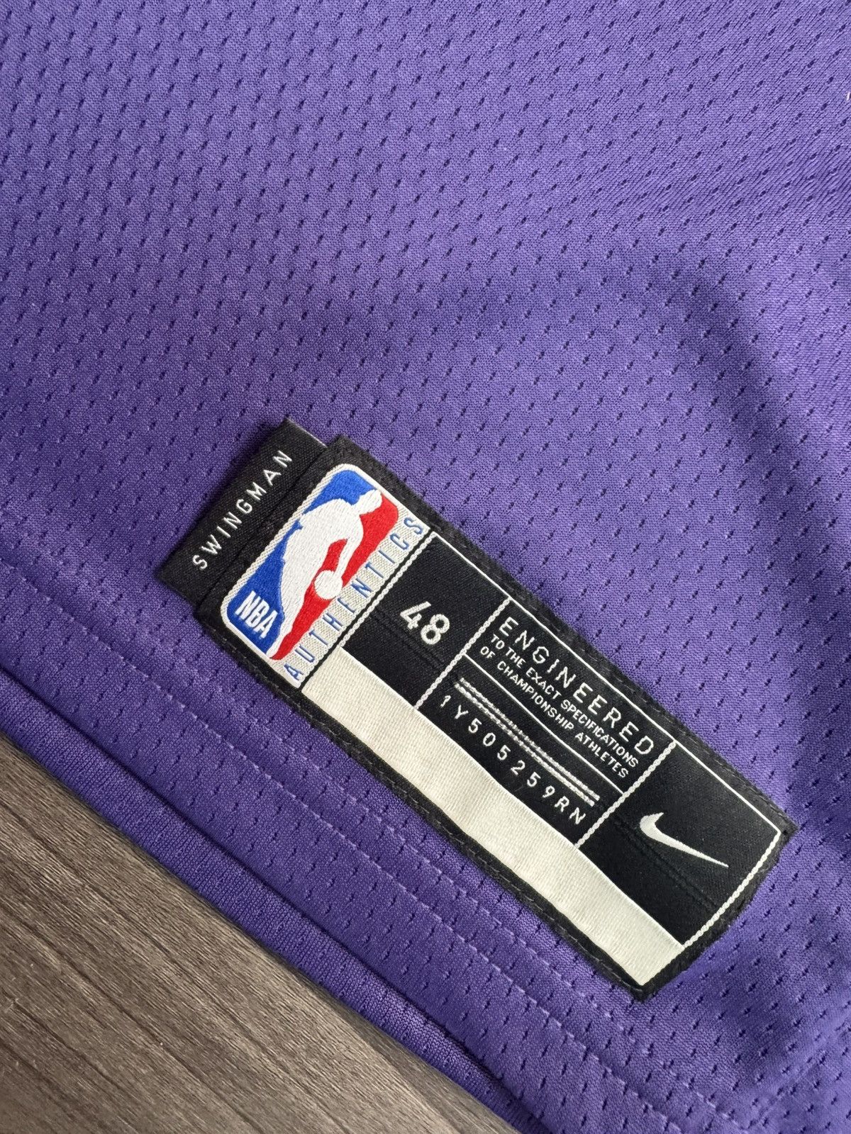 Nike Nike Deandre Ayton Phoenix Suns 22 Purple Swingman Jersey 48 Size US L / EU 52-54 / 3 - 2 Thumbnail