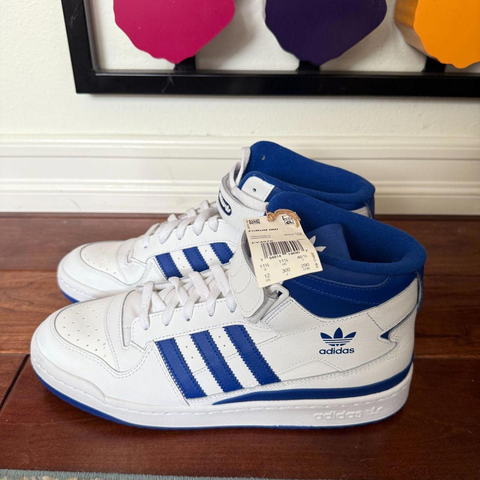 Adidas Adidas Men's Blue Trainer Size US 12 / EU 45 - 2 Thumbnail