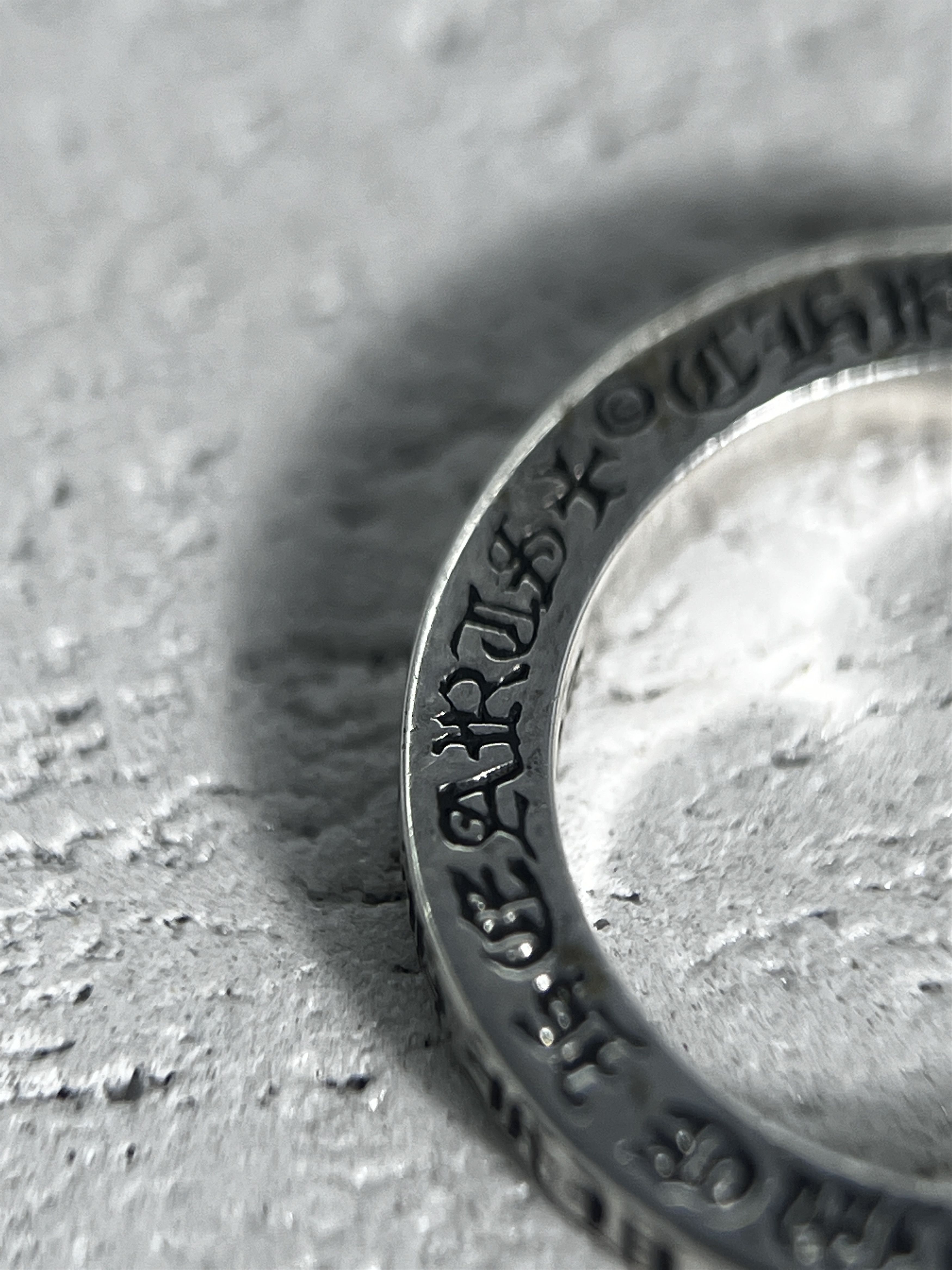 Chrome Hearts Chrome Hearts Script Spacer Ring .925 Size US7 Size ONE SIZE - 10 Thumbnail