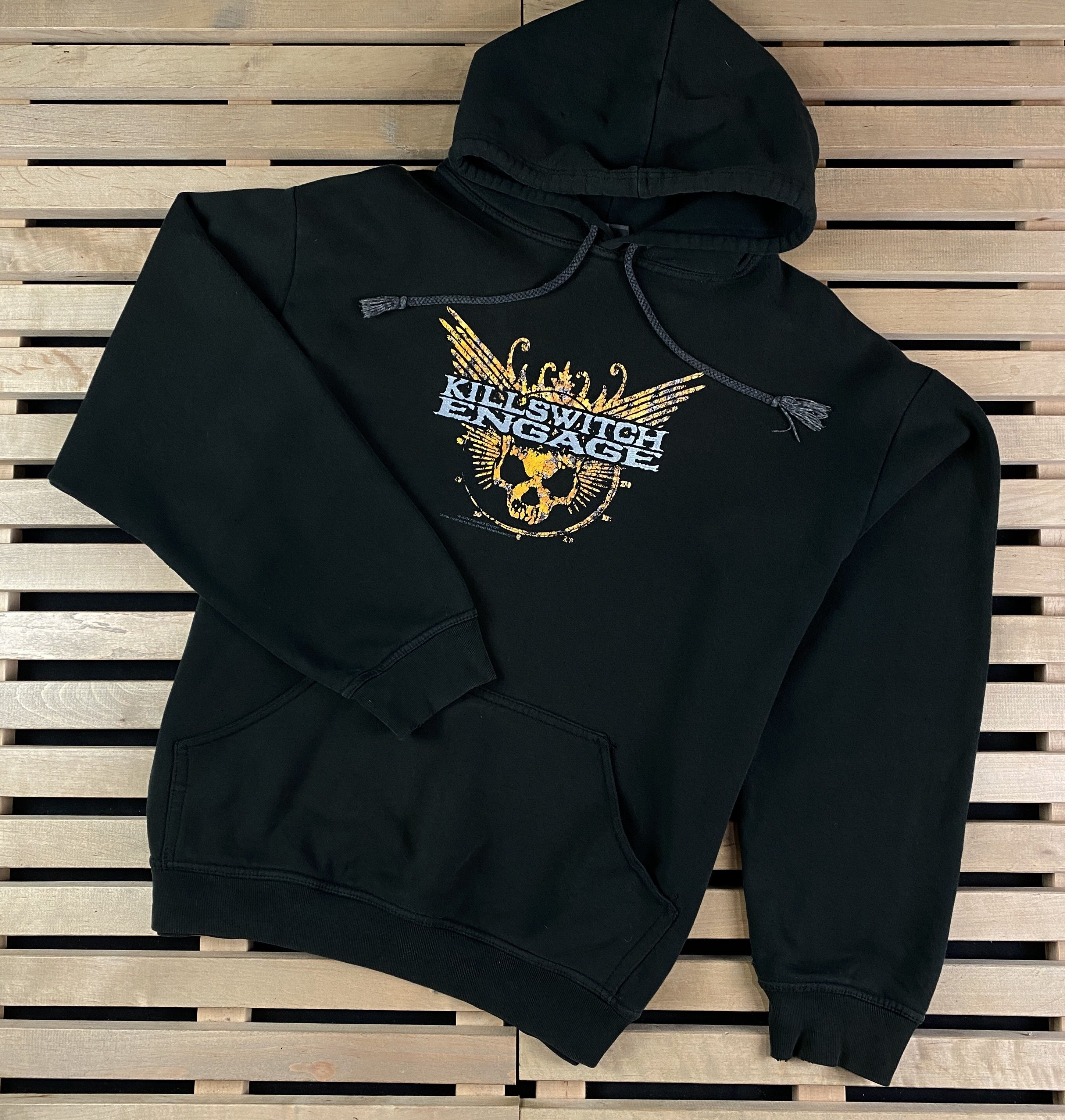 Band Tees × Vintage Mens Black Hoodies Killswitch Engage 2004 Vintage Size XL Size US XL / EU 56 / 4 - 1 Thumbnail