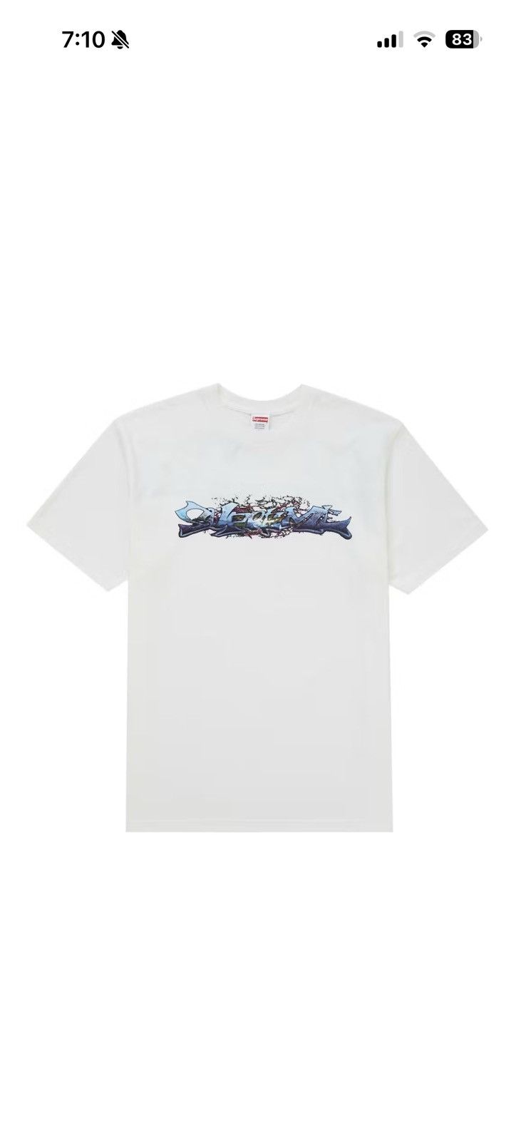 Supreme Supreme Tag Tee FW25 Size US XXL / EU 58 / 5 - 2 Thumbnail
