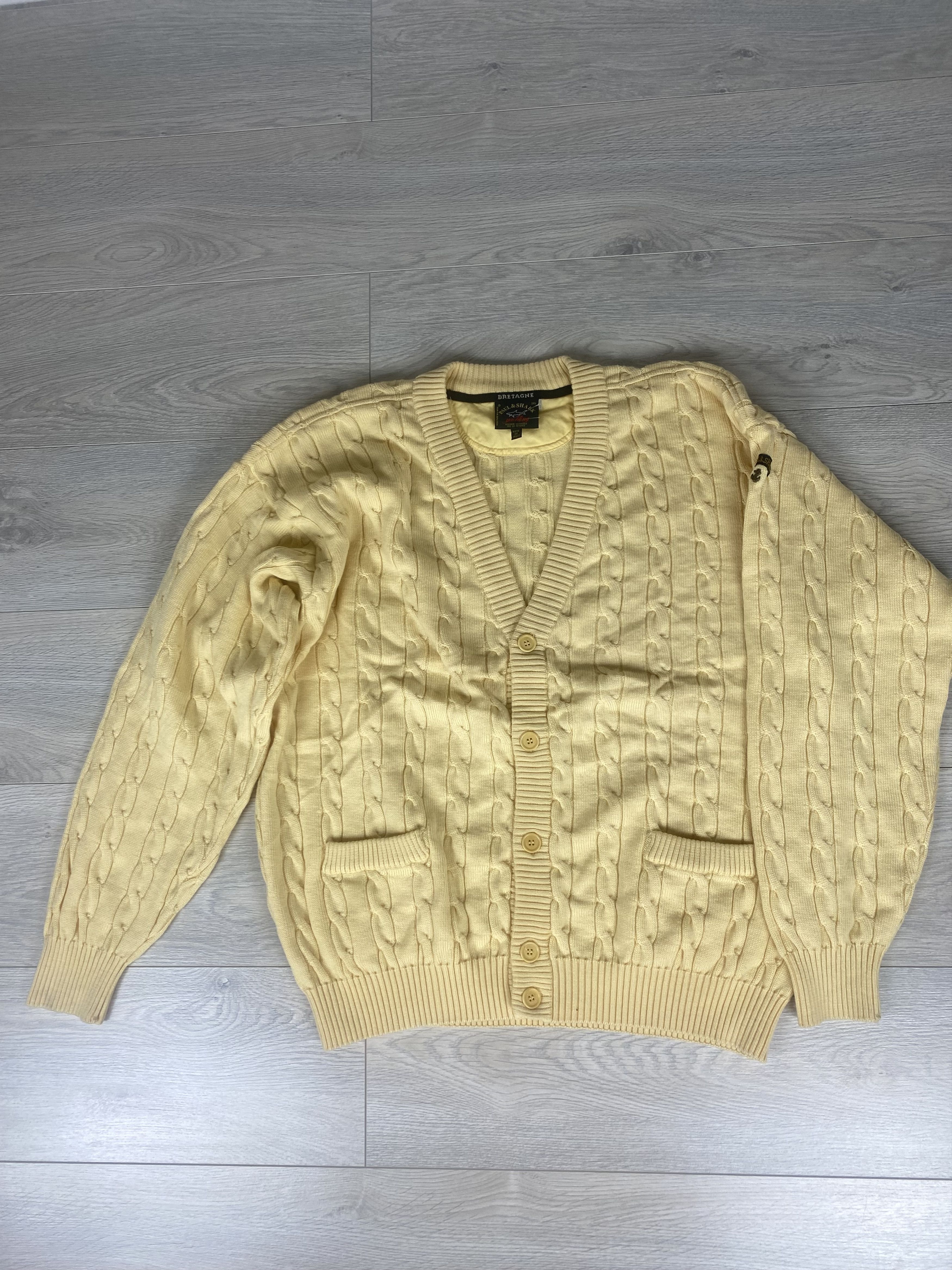 Paul & Shark Paul & Shark Bretagne Wool Cardigan Sweater Size US XXL / EU 58 / 5 - 2 Thumbnail