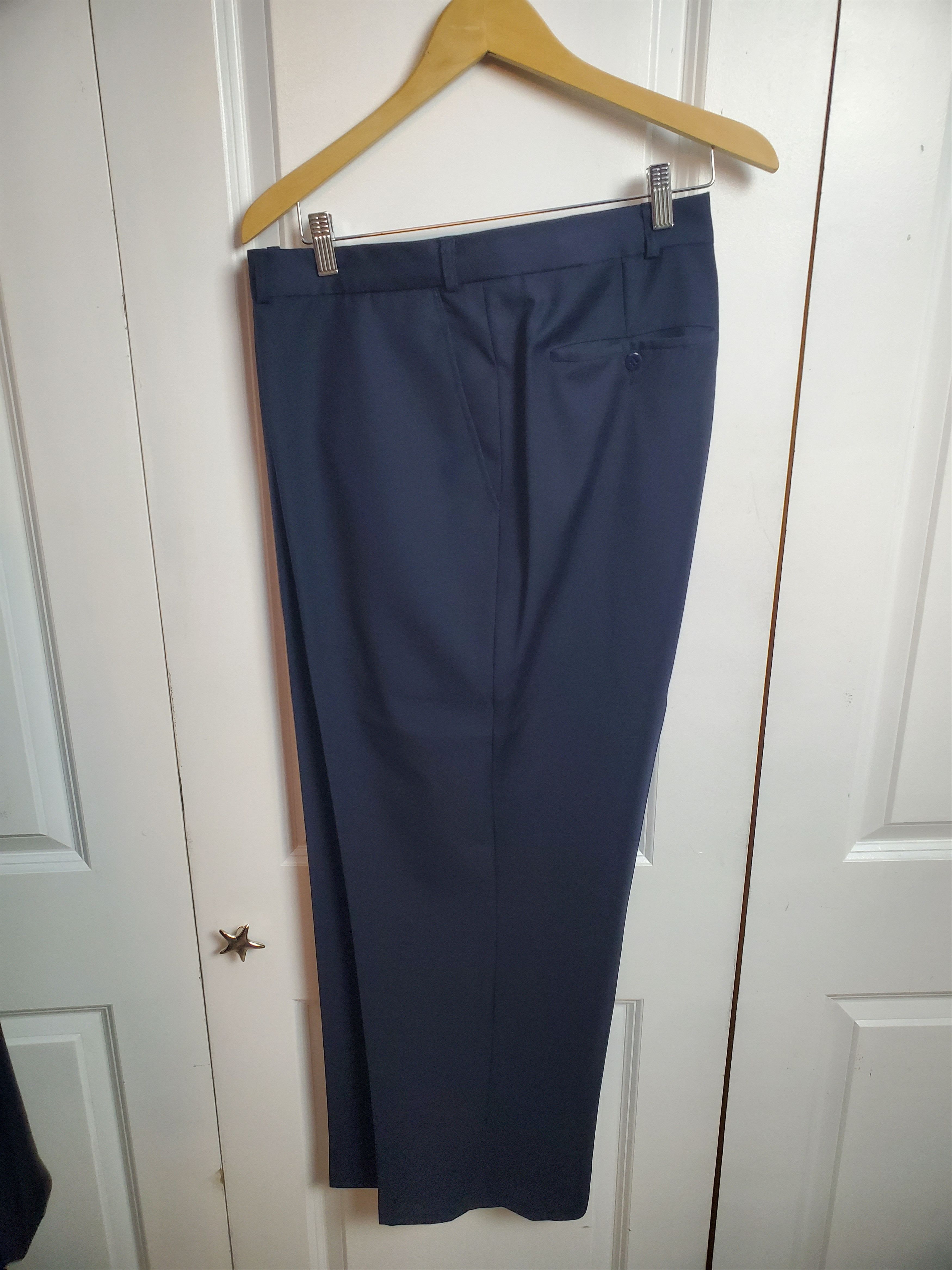 Other Dormeuil Amadeus 50R - 52R Blue Super 100s Wool Mens Suit Size 50R - 2 Thumbnail