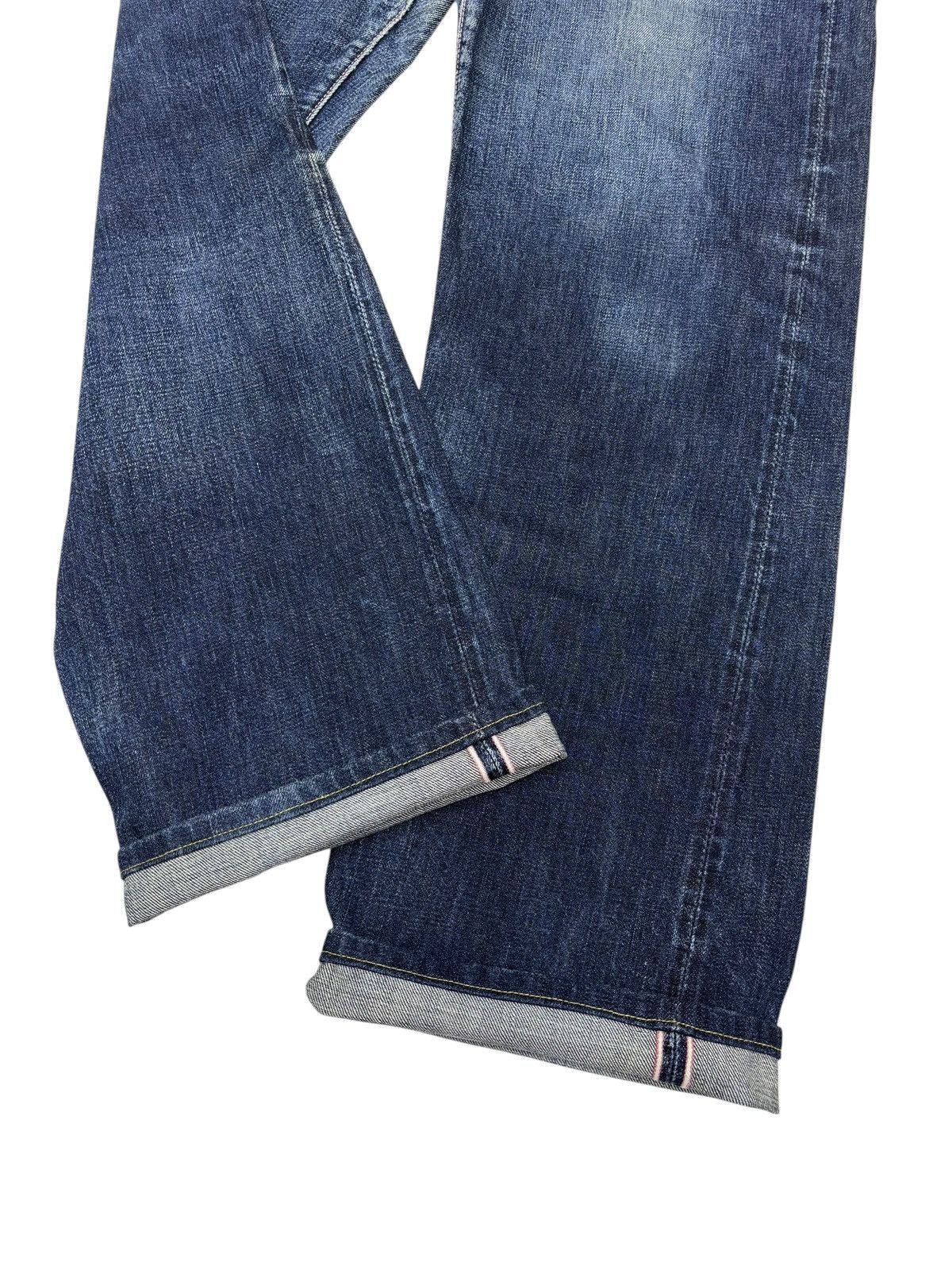 Momotaro Jeans Momotaro Selvedge Distressed Blue Denim Jeans Size US 34 / EU 50 - 3 Thumbnail