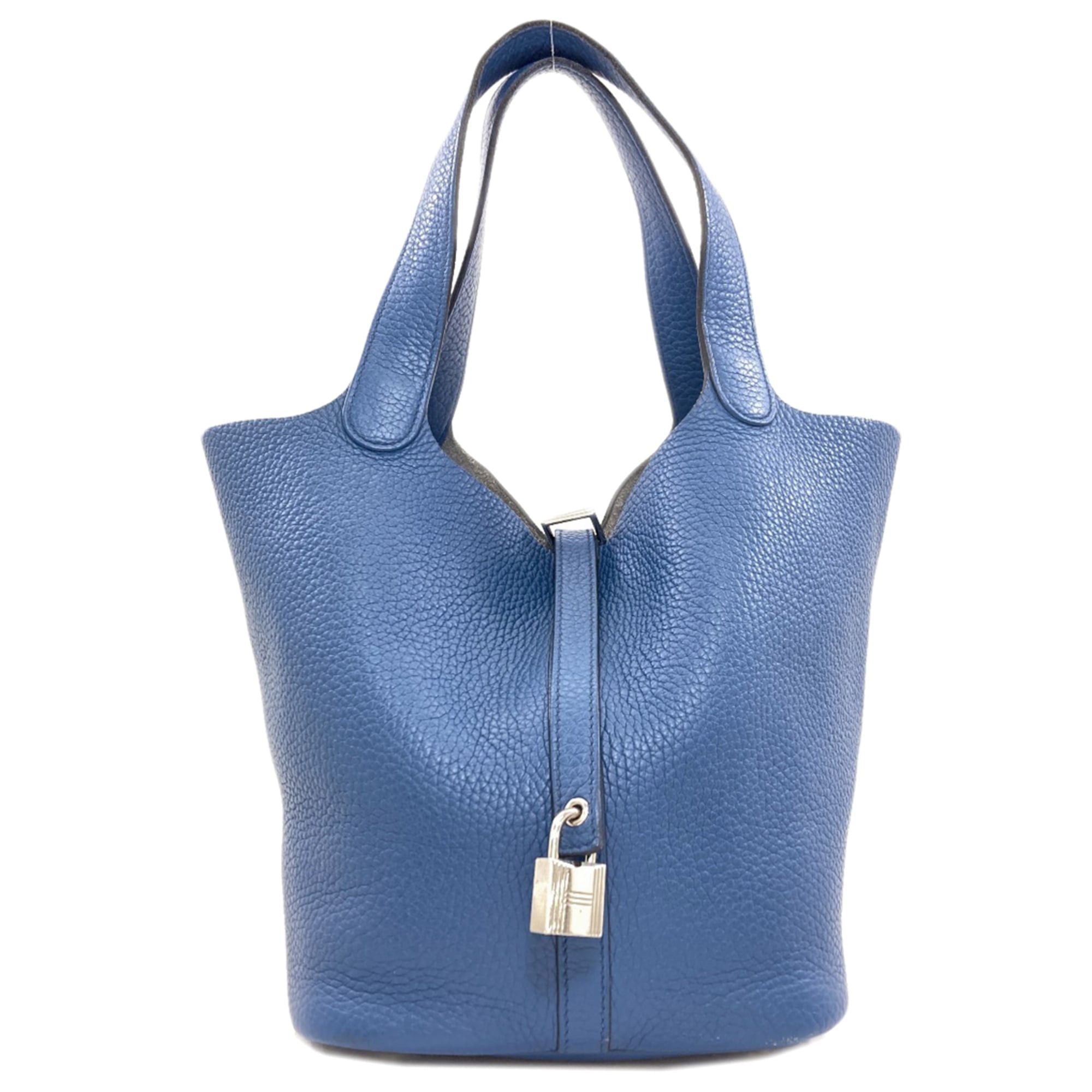 Hermes Hermes Picotin Lock MM Silver Hardware Handbag, Taurillon Leather, Women's HERMES Size ONE SIZE - 1 Thumbnail