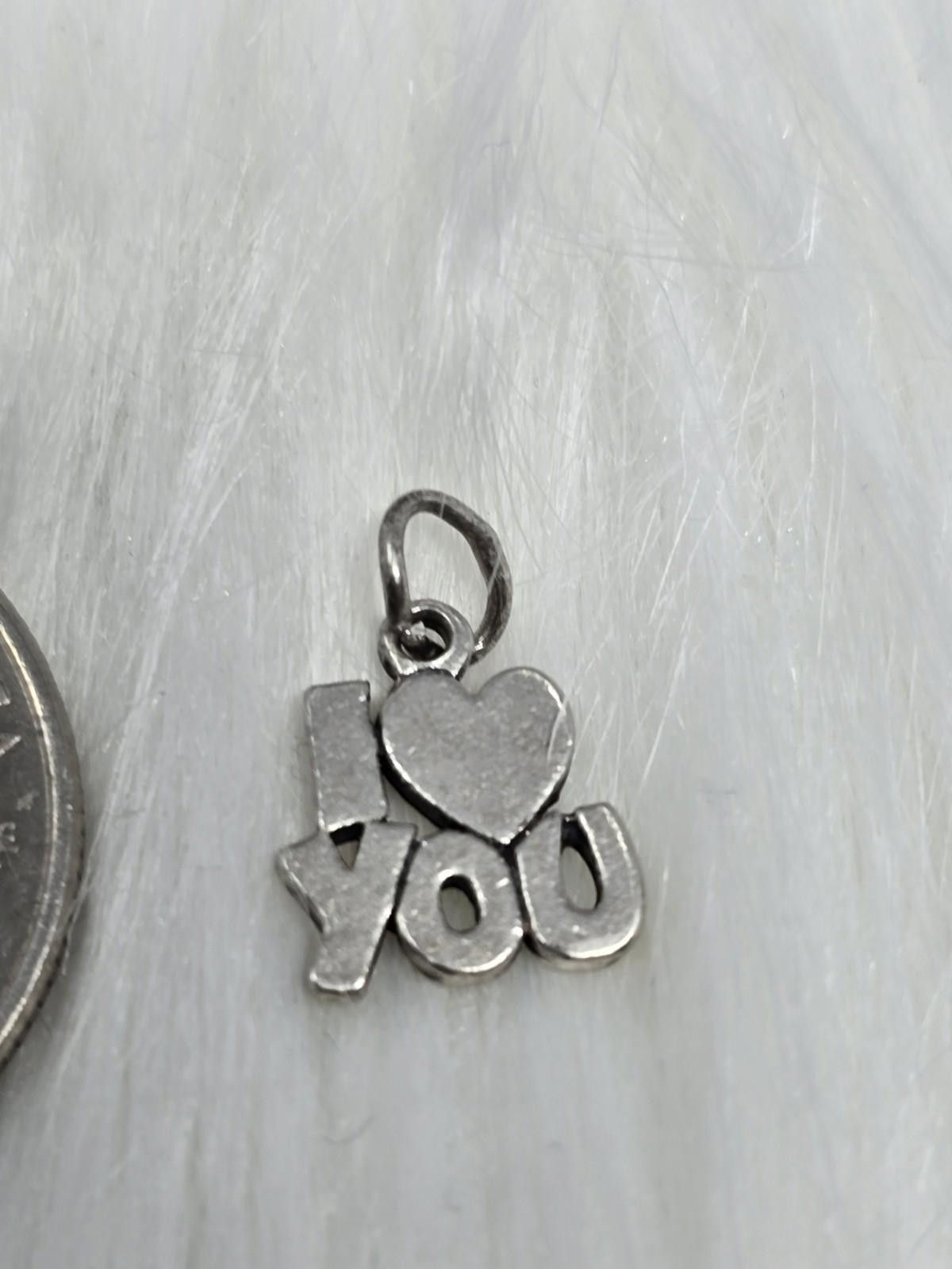 Other James Avery 925 Sterling Silver I Love You Heart Charm Size ONE SIZE - 1 Thumbnail