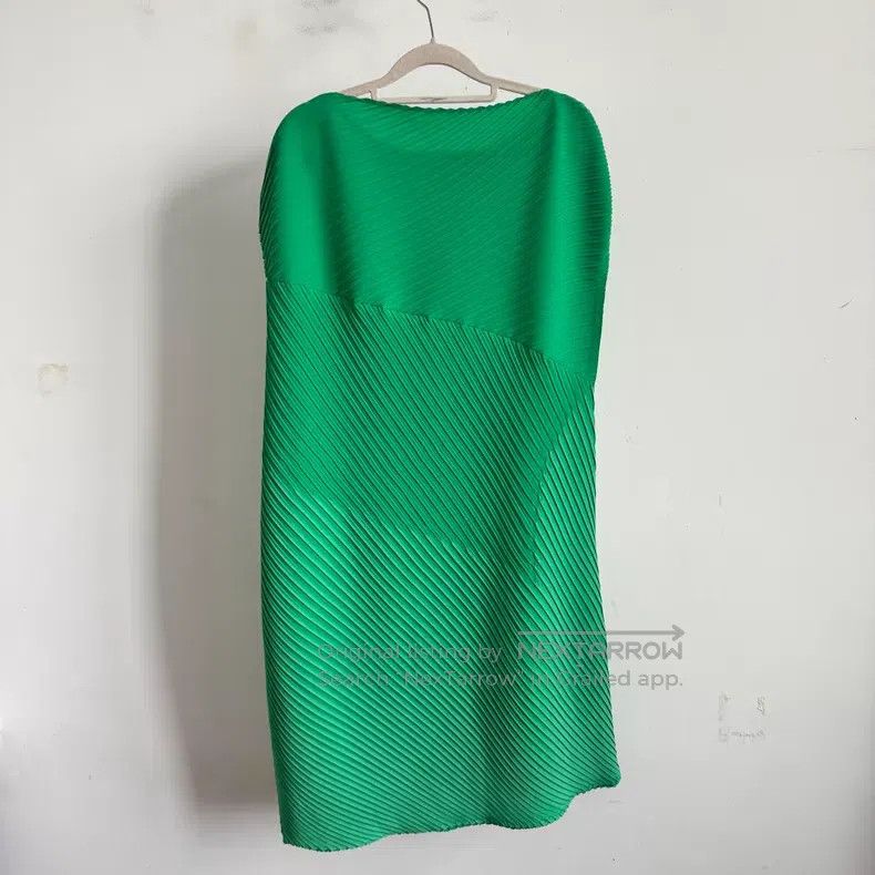 Issey Miyake Issey Miyake Green Dress Size M / US 6-8 / IT 42-44 - 2 Thumbnail
