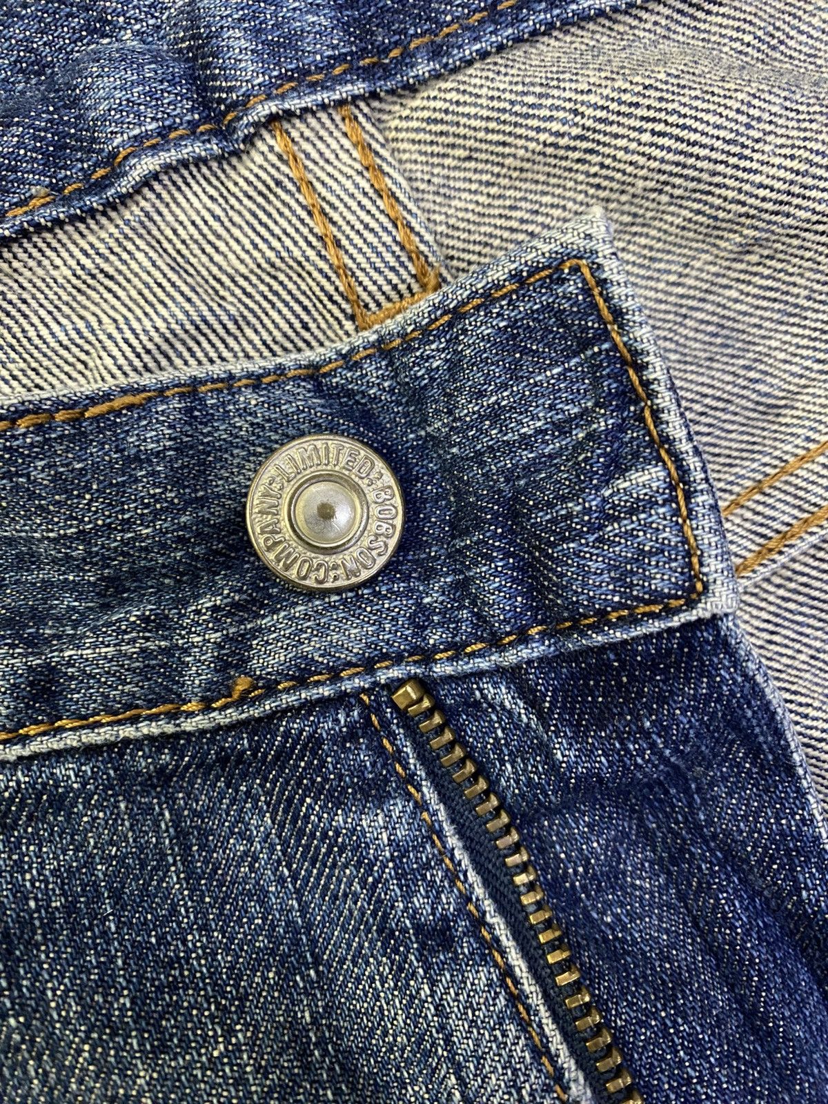 If Six Was Nine × Vintage Vintage Crack Wash Bobson Flare Denim Size US 32 / EU 48 - 9 Thumbnail