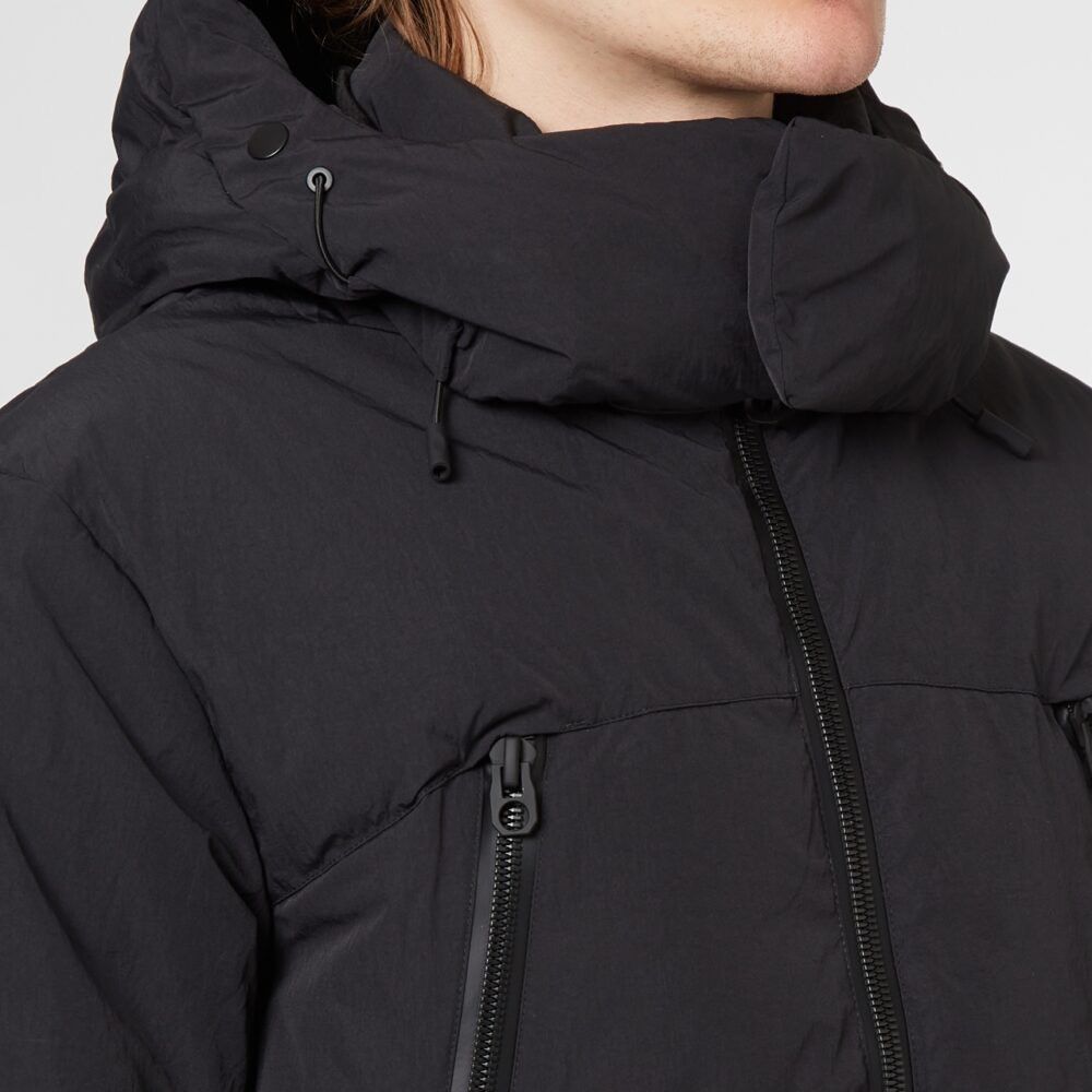 Other JG1 Black Detachable Hood Double Zip Puffer Down Jacket Sz L Size US L / EU 52-54 / 3 - 6 Thumbnail