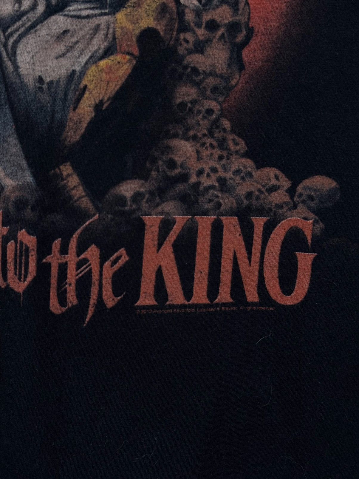 Other Avenged Sevenfold T shirt Black Hail to the King SL 2013 Size US L / EU 52-54 / 3 - 9 Thumbnail