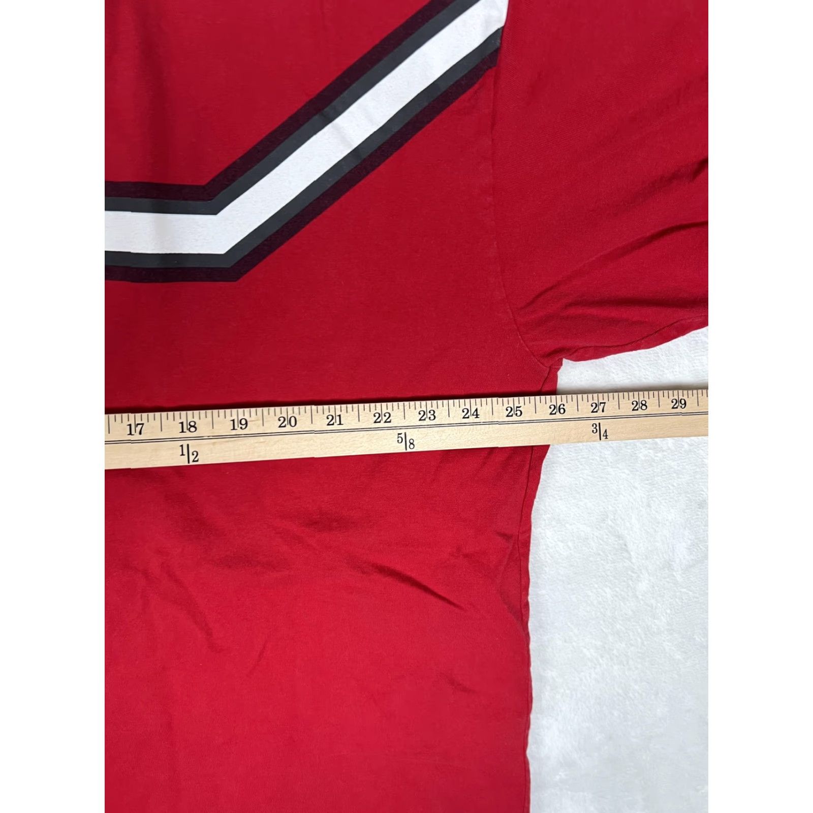 Guess VINTAGE Guess T-Shirt Mens 2XL Red Chest Stripe Logo Graphic Y2K Shirt Short Sleeve Cotton Jersey Crew Neck G81 Size US XXL / EU 58 / 5 - 5 Thumbnail