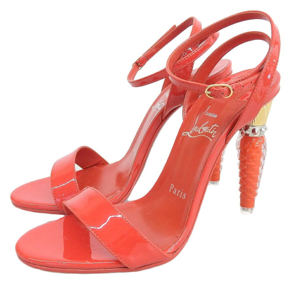 image of Christian Louboutin Lip Gloss Queen Heel Shoes in Red, Women's (Size 6)