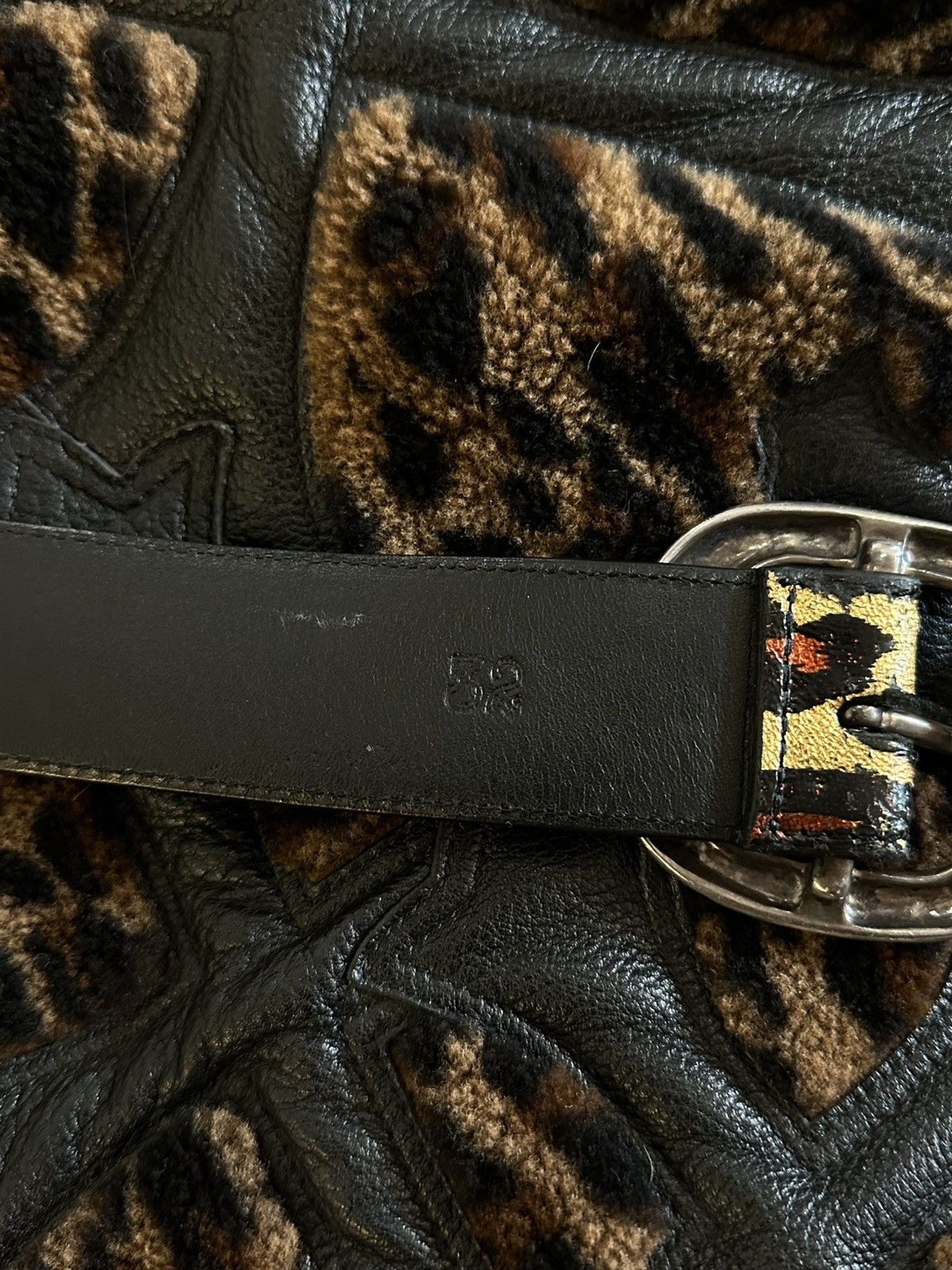 Chrome Hearts CHROME HEARTS PATTEN LEATHER CHEETAH GUNSLINGER Size 32 - 5 Thumbnail
