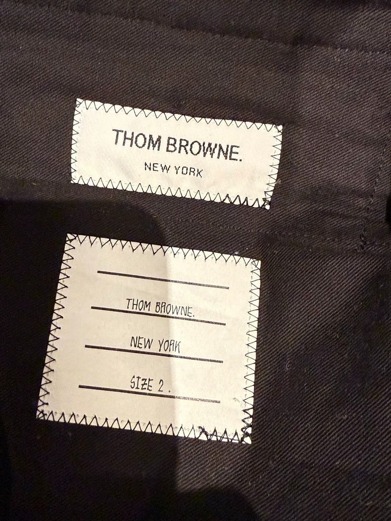 Thom Browne Thom Browne Size 2 Show-style wool-edged trousers 2503-Ne Size US 30 / EU 46 - 3 Thumbnail