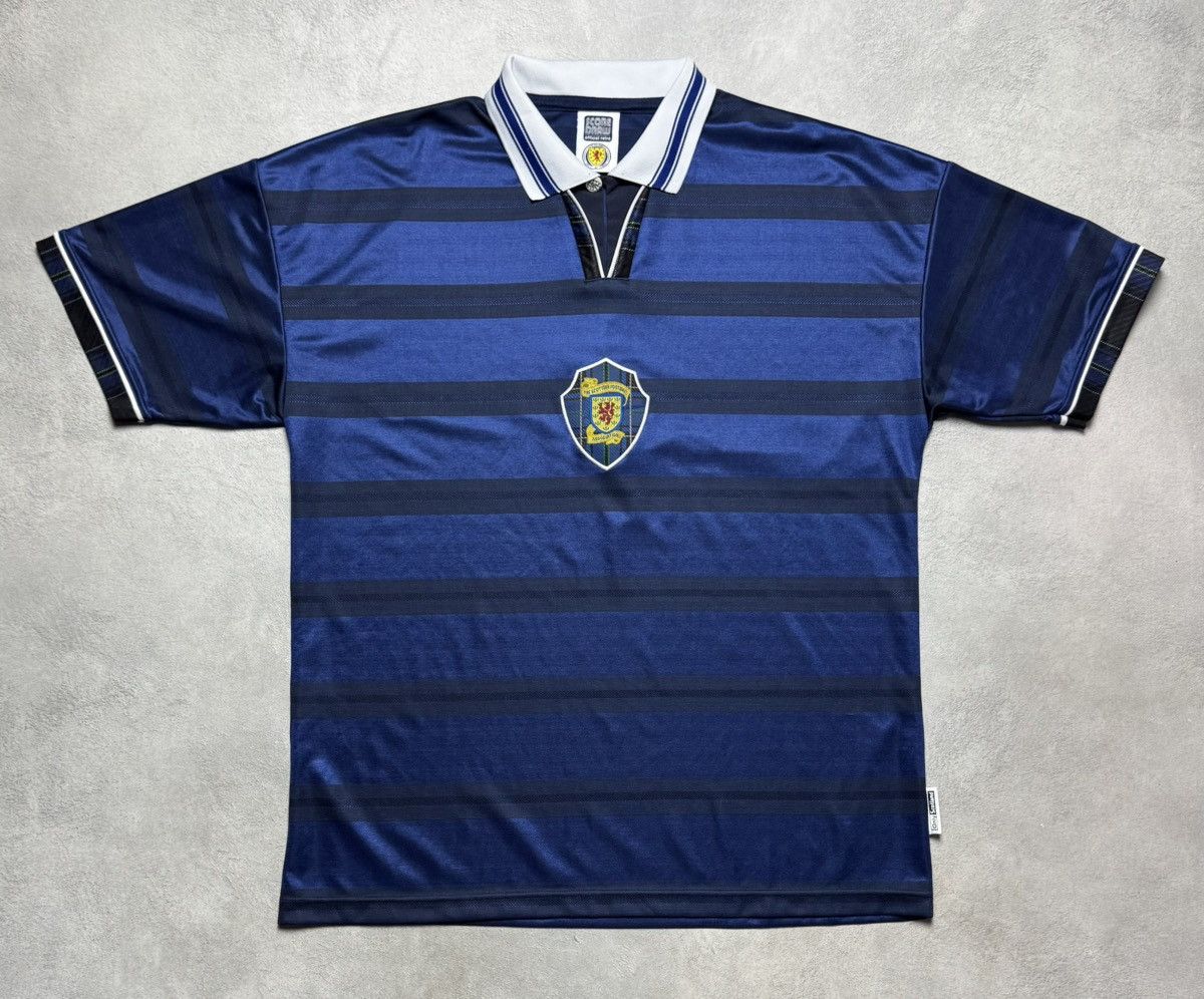 Vintage Scotland 1998 1999 Home Football Shirt Soccer Jersey Vintage Size US XL / EU 56 / 4 - 1 Thumbnail