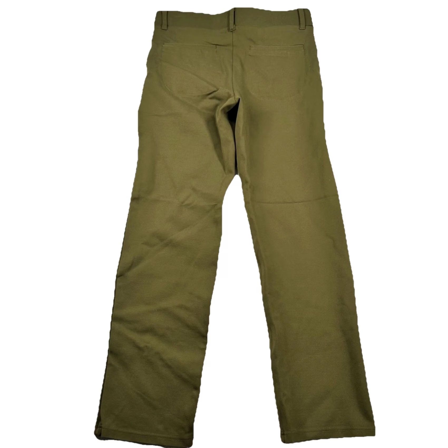 Olive Betabrand Pants Womens L Straight Ponte Olive Peridot Stretch Pockets Size 36" / US 14 / IT 50 - 2 Thumbnail