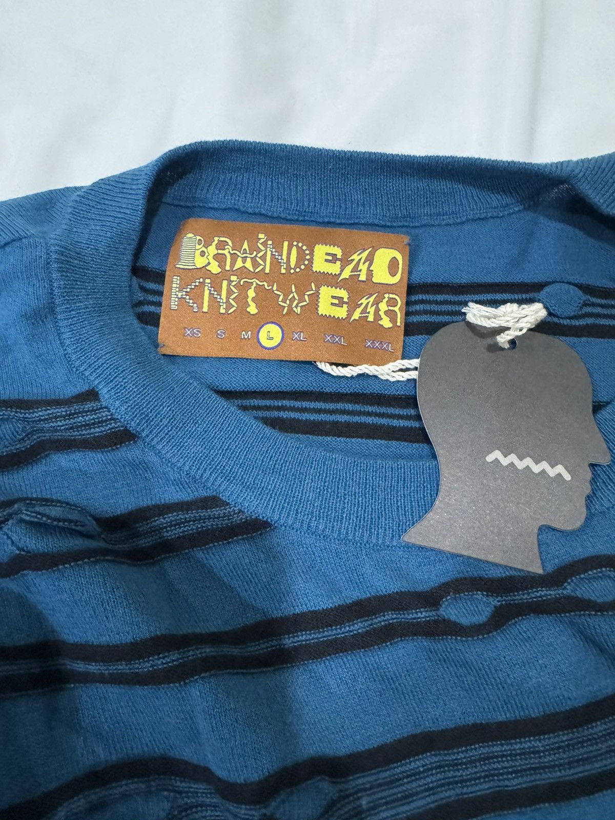 Brain Dead Puckered Striped T-shirt Size US L / EU 52-54 / 3 - 3 Thumbnail