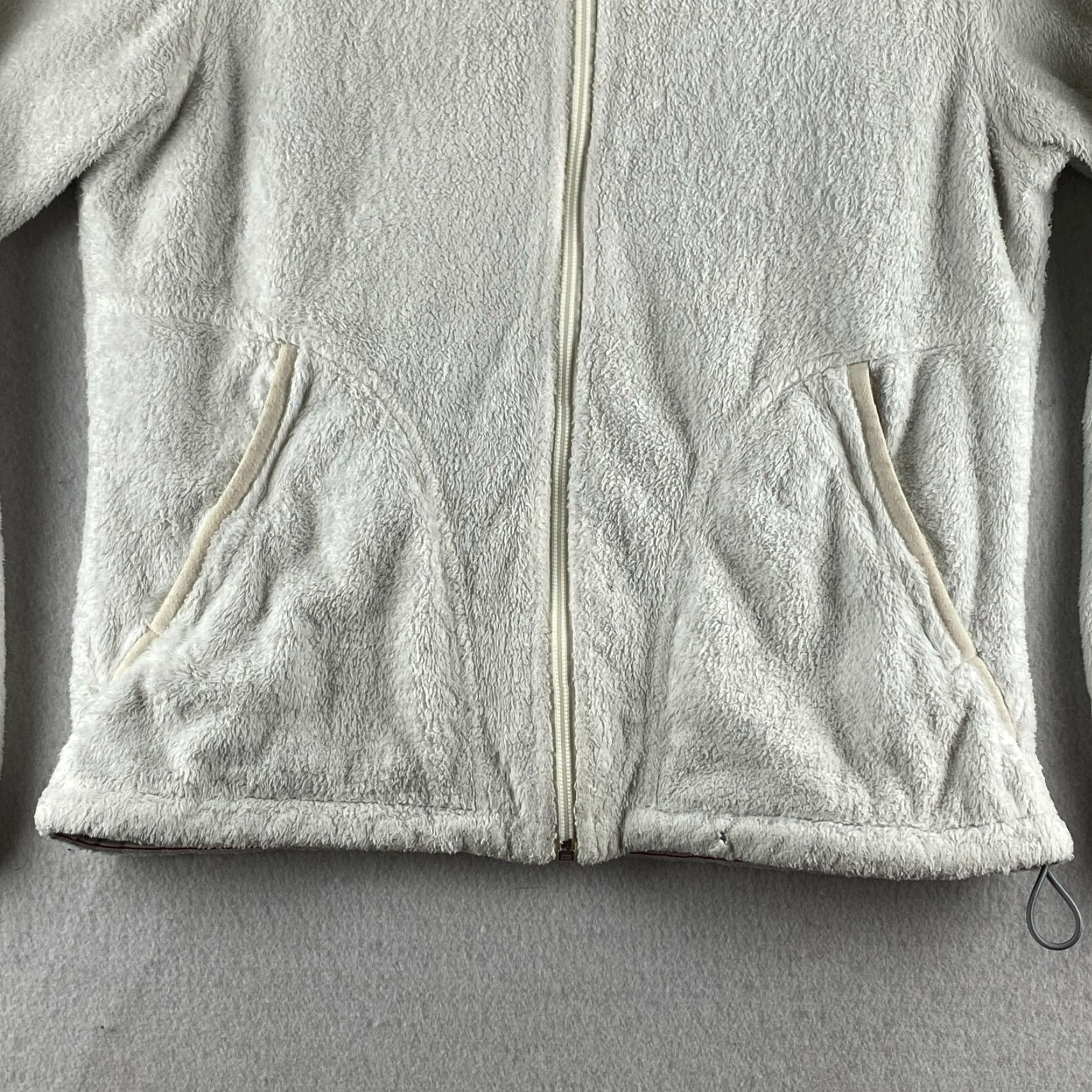 The North Face The North Face Full Zip Hoodie Womens Small S White Oso Adjustable Waist Pockets Size S / US 4 / IT 40 - 3 Thumbnail