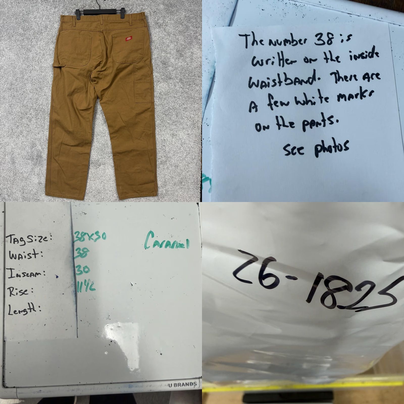 Dickies Dickies Carpenter Pants Mens 38x30 Brown Duck Canvas Workwear Utility Carpenter Pants Mens Size US 38 / EU 54 - 10 Thumbnail