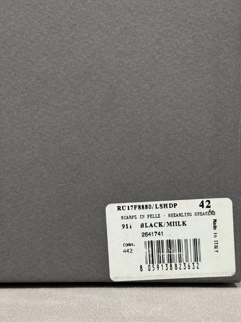 Rick Owens rick owens Sheepskin and Fleece Large Converse Cotton Shoe Size US 10 / EU 43 - 7 Thumbnail