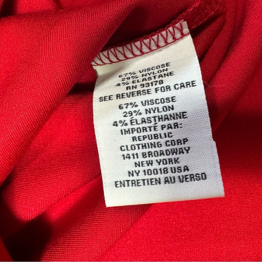 Magaschoni NWT New Magaschoni Red Viscose Blend Sweatshirt Size 1X Size XL / US 12-14 / IT 48-50 - 7 Thumbnail