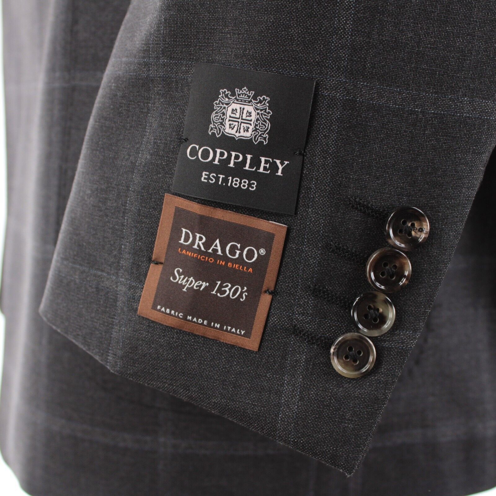 Coppley Coppley Suit Size US 52 Long in Gray Size 52R - 4 Thumbnail