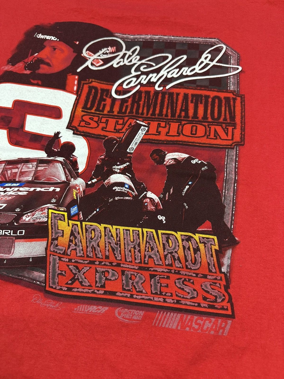 Chase Authentics Vintage Dale Earnhardt Express NASCAR T-Shirt Double Sided Size US L / EU 52-54 / 3 - 7 Thumbnail