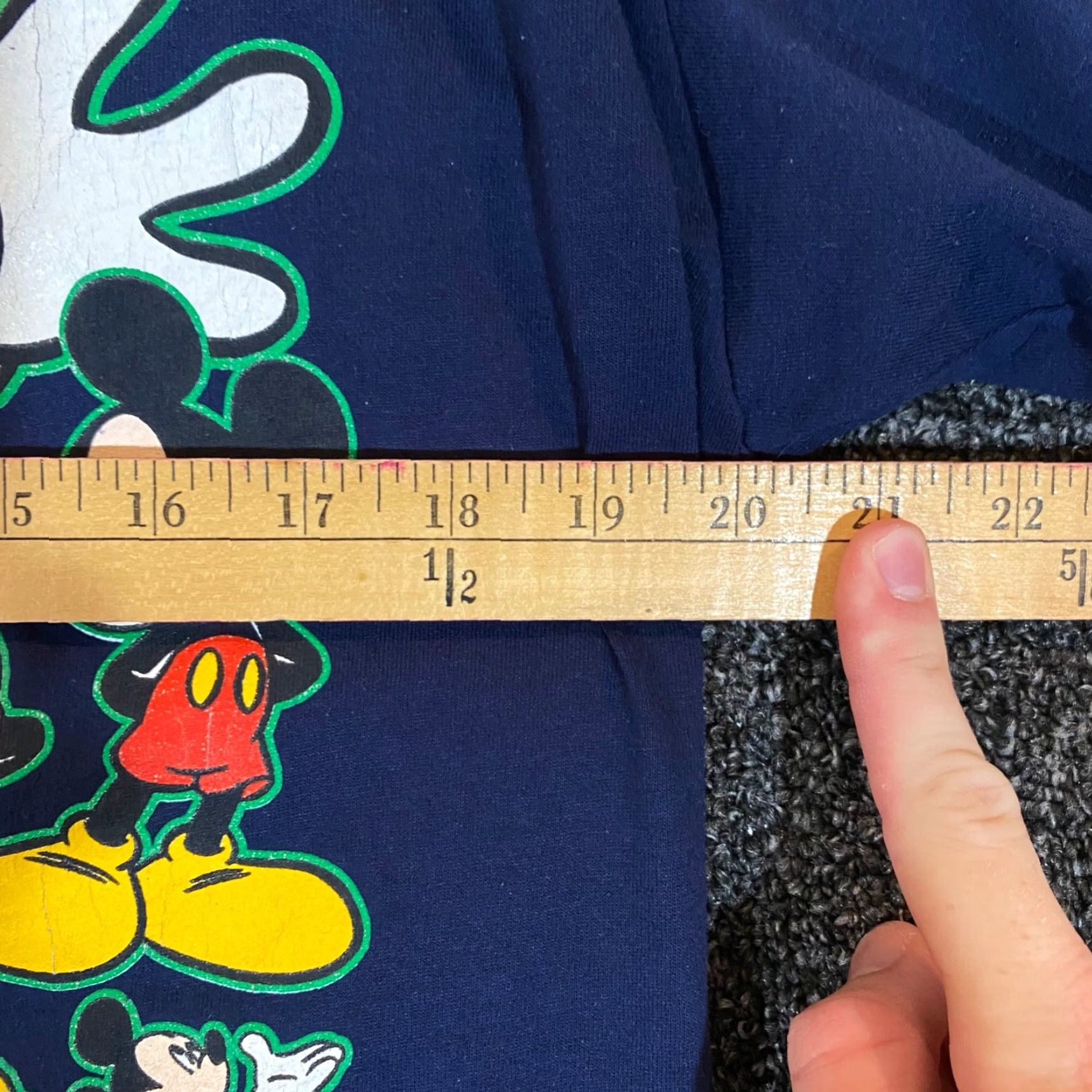Mickey Unlimited VINTAGE Mickey Unlimited Shirt Mens L Navy Blue Tee Short Sleeve Mouse Large T-Shirt Logo Graphic Print Canvas? Size US L / EU 52-54 / 3 - 5 Thumbnail