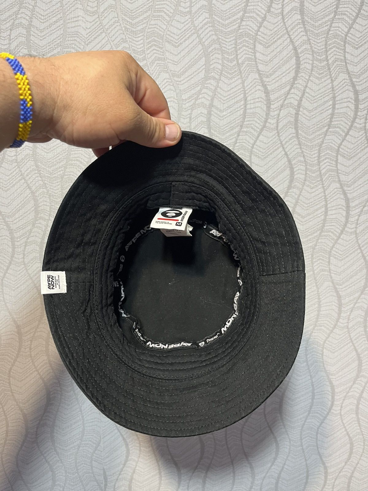 Aape Aape by a Bathing Ape Bucket Logo Black Hat Size ONE SIZE - 5 Thumbnail