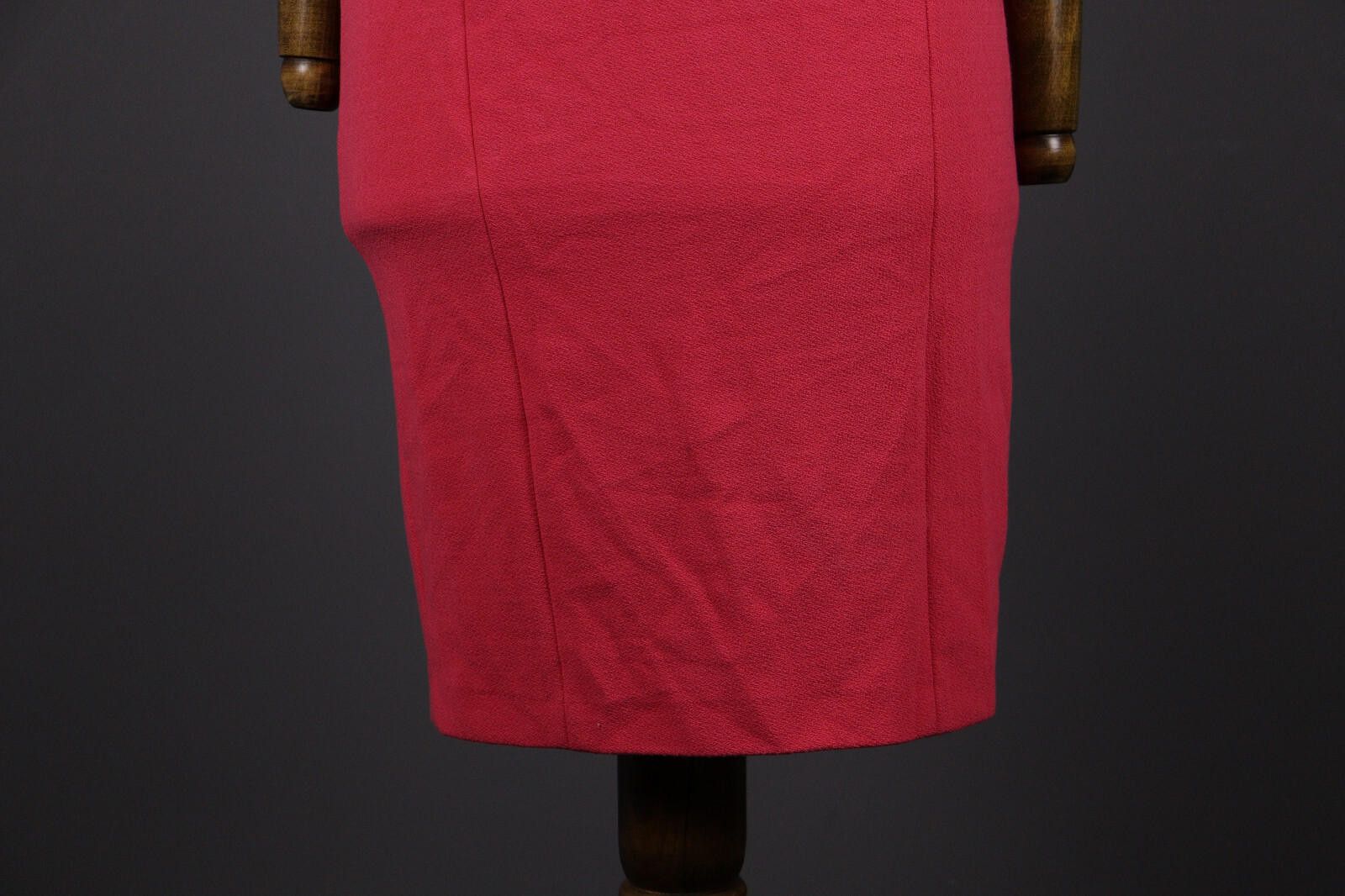 Designer Marc Cain Red Party Cocktail Bodycon Sheath Dress Size 3 Size M / US 6-8 / IT 42-44 - 4 Thumbnail