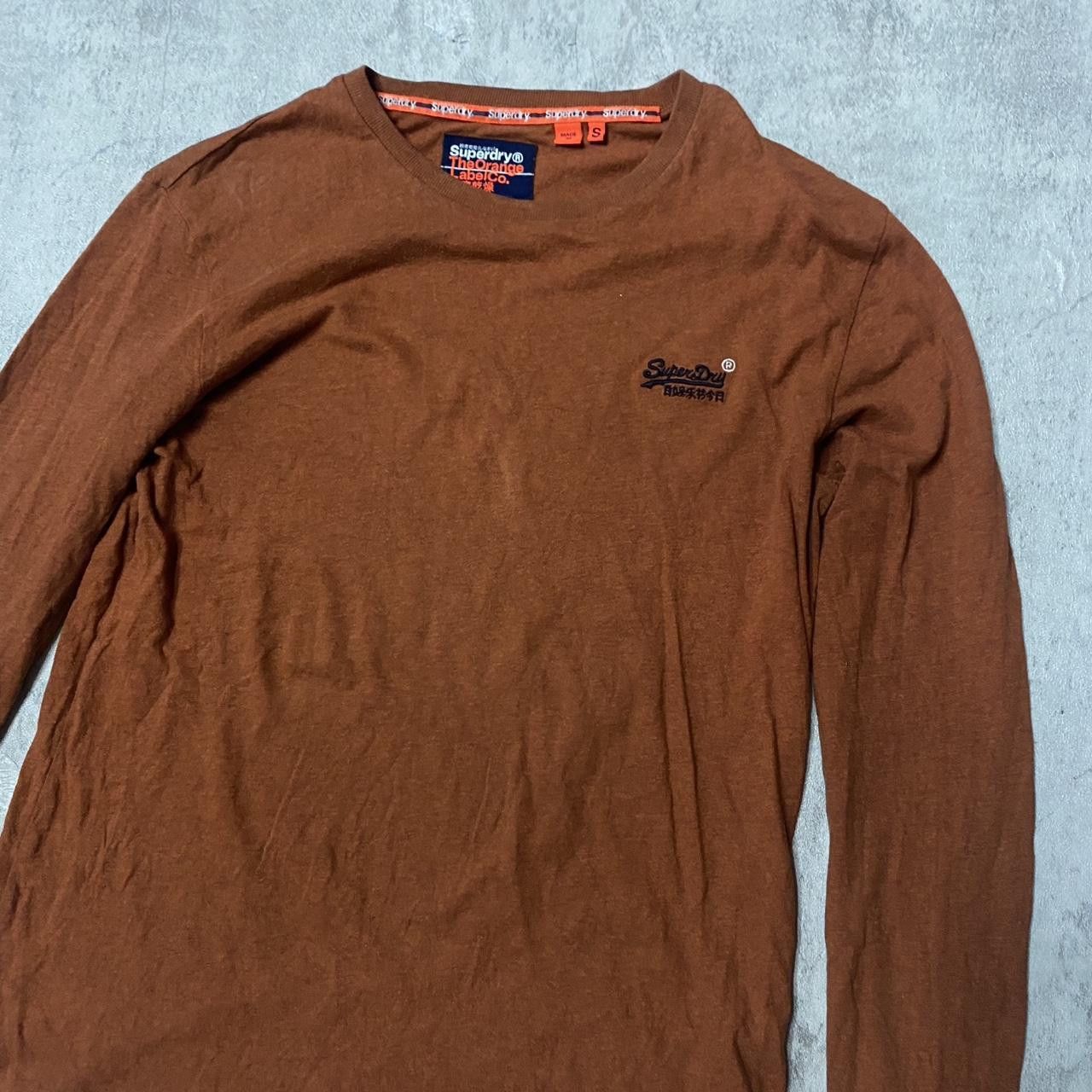 Other Brown Superdry long sleeve t-shirt Size US L / EU 52-54 / 3 - 2 Thumbnail