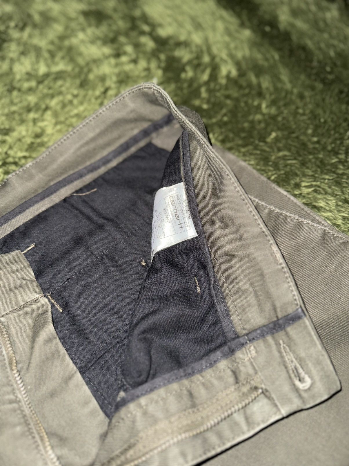 Carhartt Wip [34x32] Carhartt WIP Sid Pants Olive Size US 34 / EU 50 - 4 Thumbnail