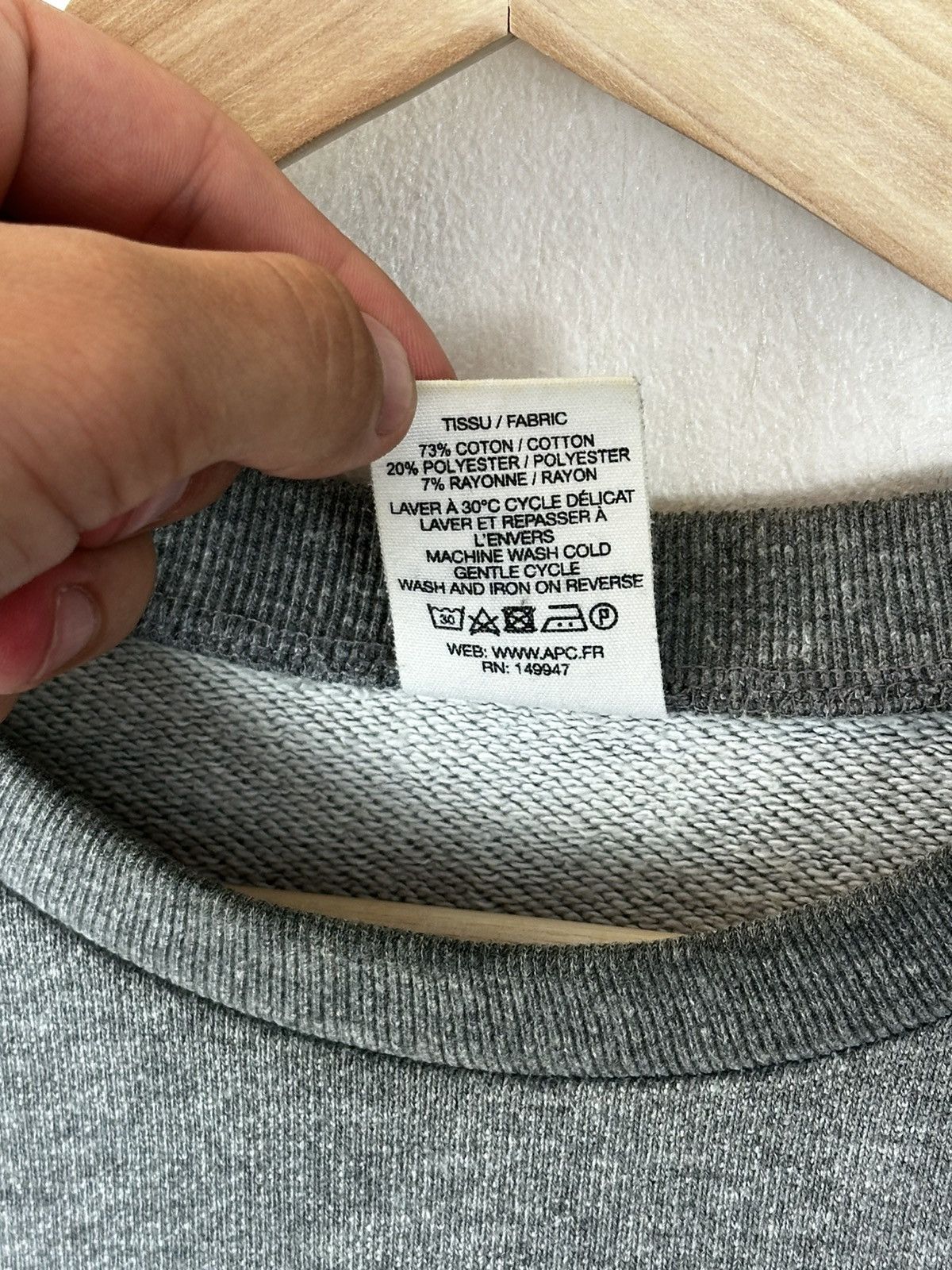 A.P.C. Vintage APC Sweatshirt A.P.C. Made in USA Size US M / EU 48-50 / 2 - 8 Thumbnail