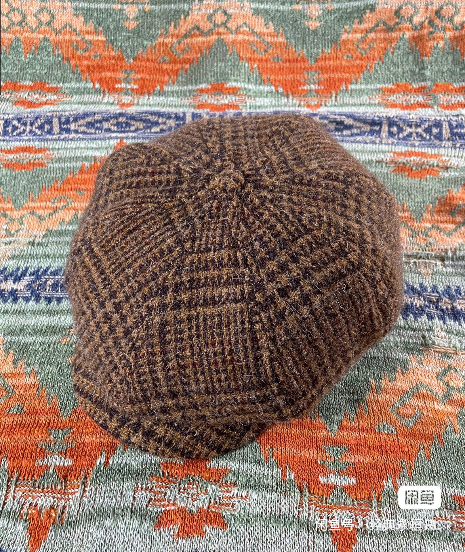 Polo Ralph Lauren Polo Ralph Lauren Wool Tweed Flat Cap Newsboy Cap Peaked Hat Size ONE SIZE - 1 Thumbnail