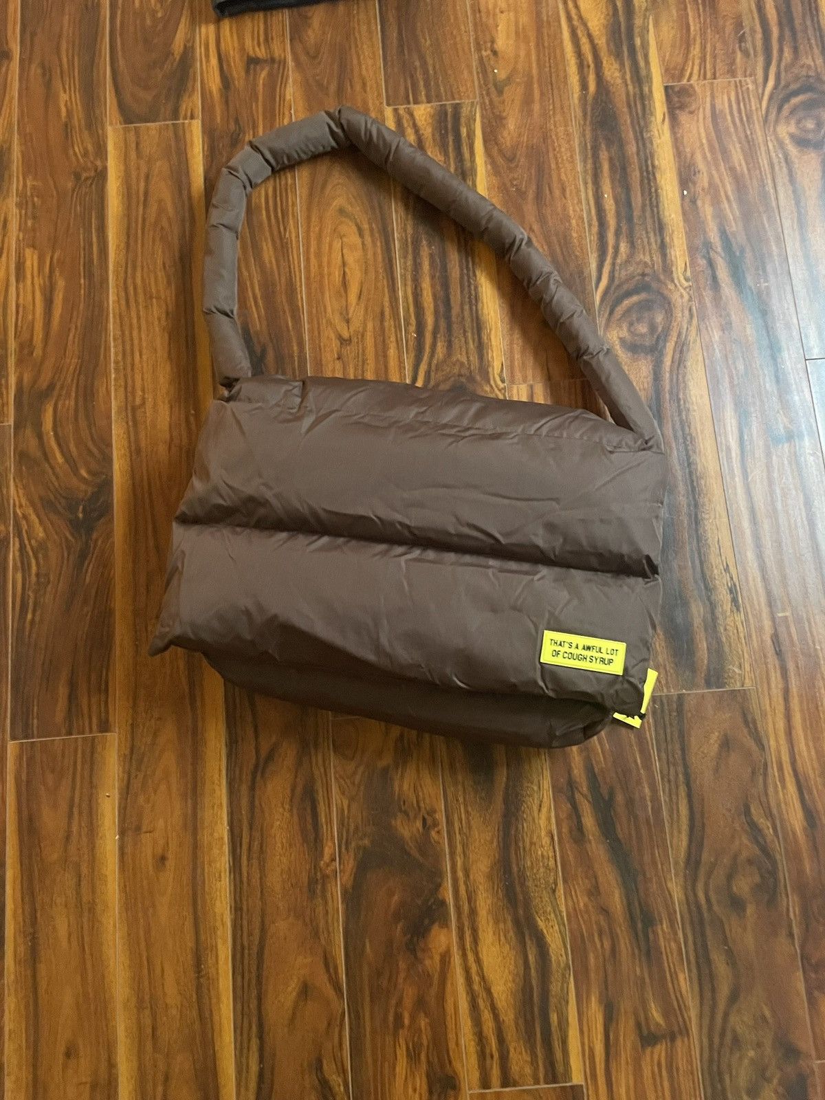 Awful Lot Of Cough Syrup Cough Messenger Bag in Brown, Men's (Size 44)