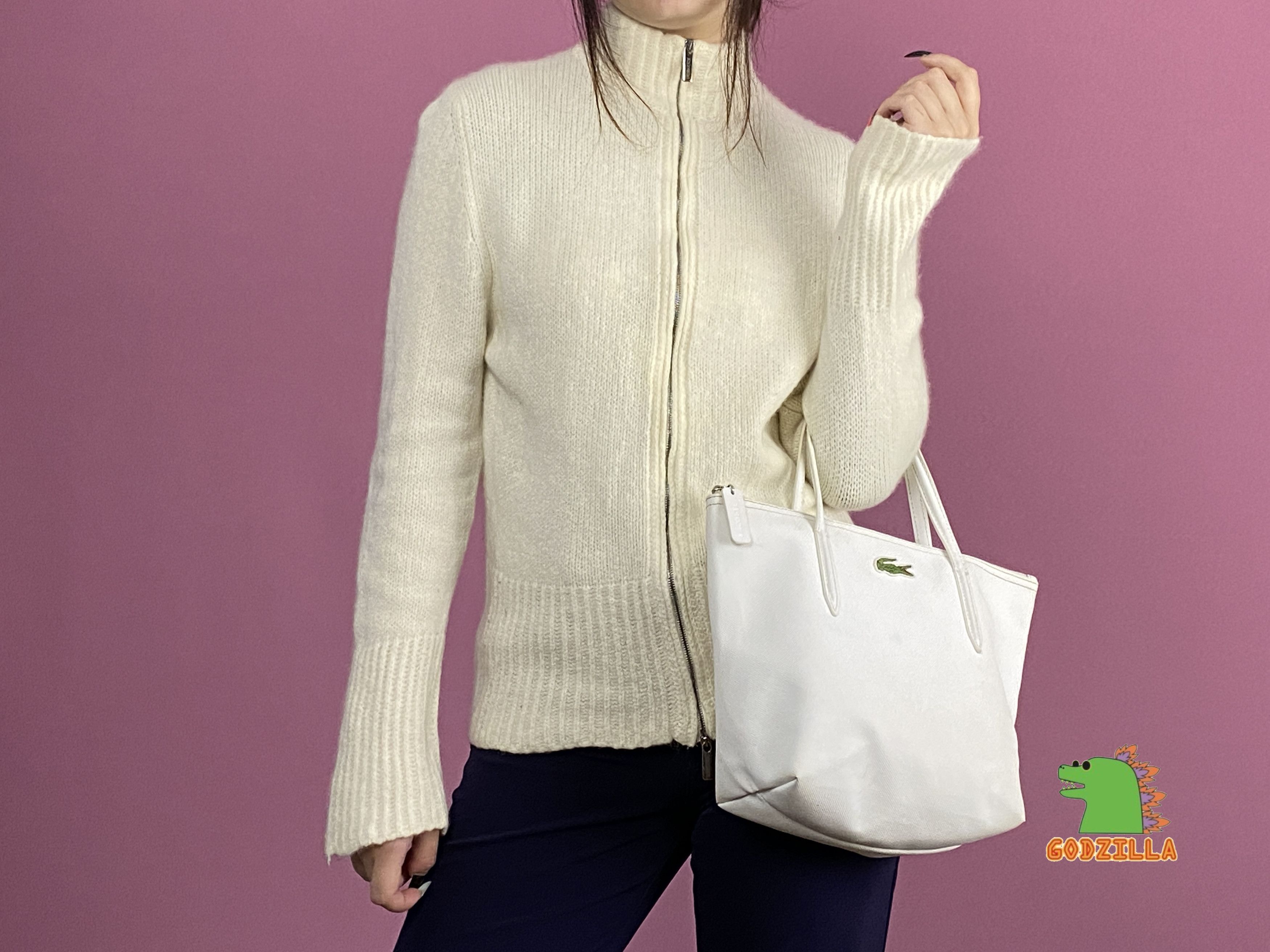 Iris von Arnim × Vintage Iris Von Arnim Vintage Women's Full Zip Cashmere Sweater - M Size M / US 6-8 / IT 42-44 - 1 Thumbnail