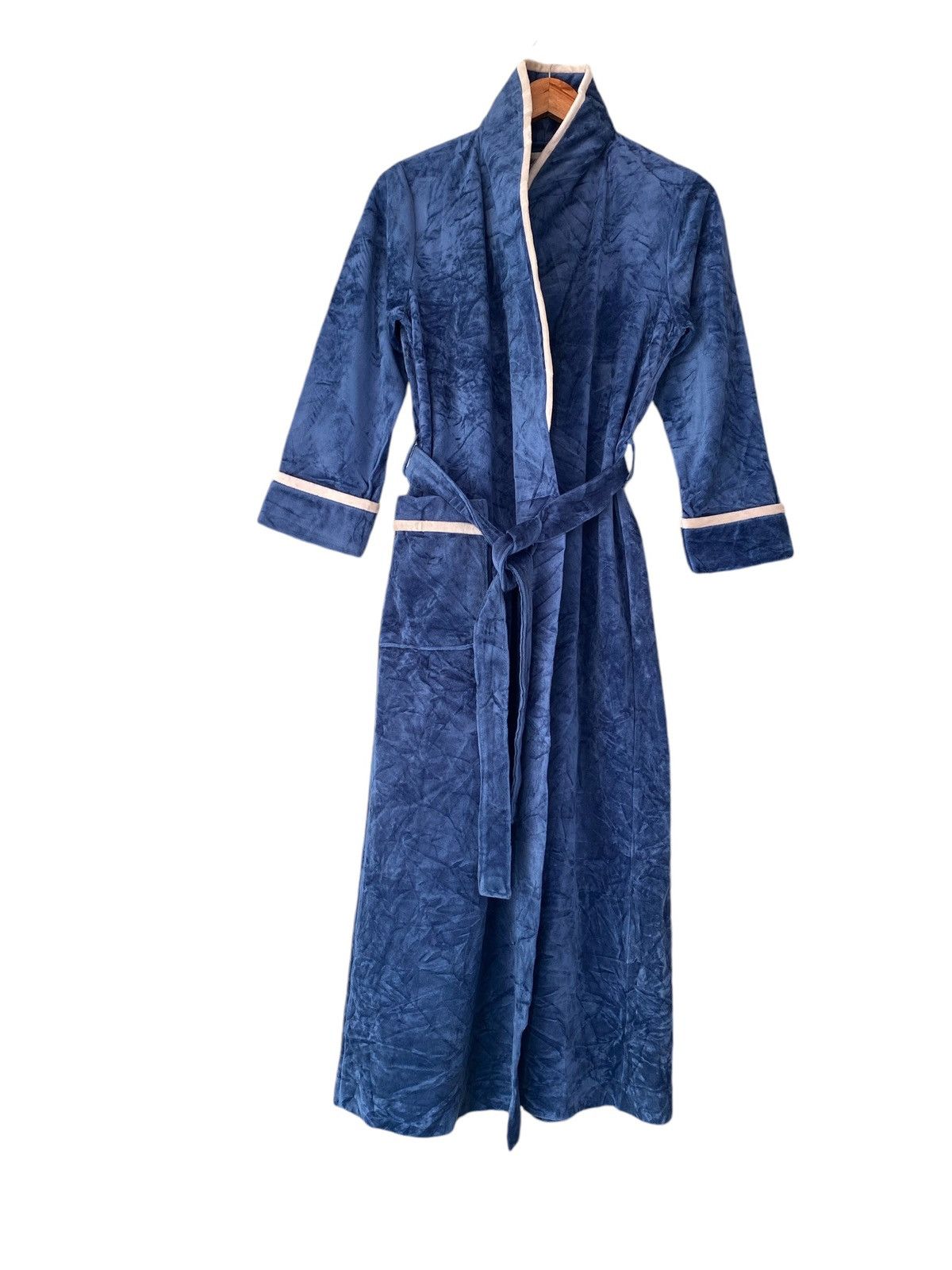 Designer × If Only Was True × Japanese Brand Vtg ELLE CHANTE Bath Rope Velvet Size 22" - 13 Thumbnail