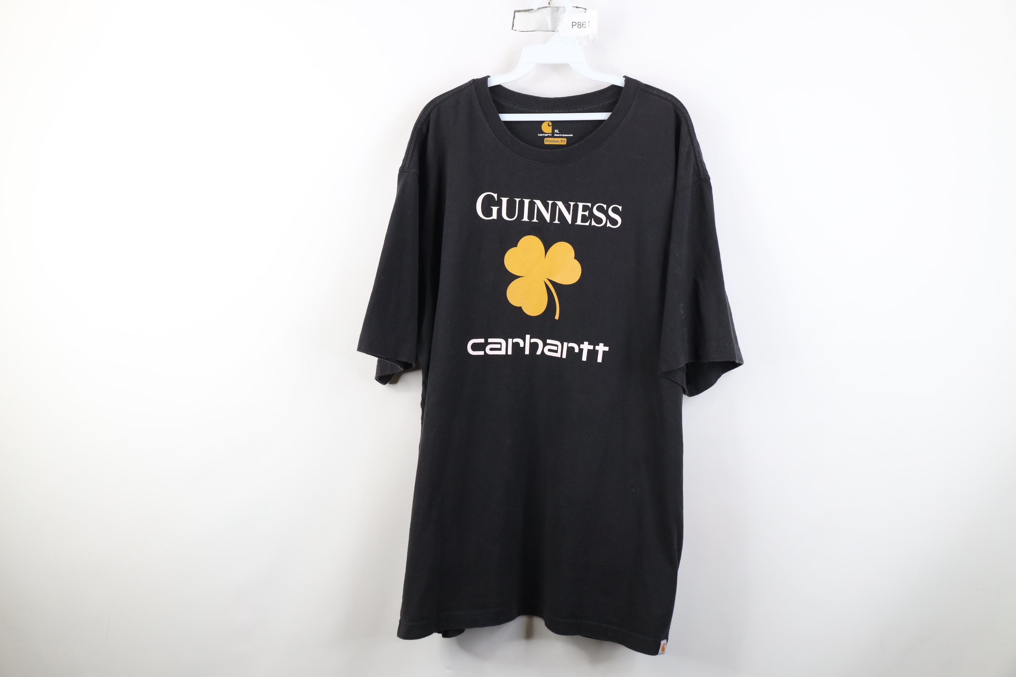 Carhartt Carhartt x Guinness Beer Spell Out Clover T-Shirt Black Size US XL / EU 56 / 4 - 1 Thumbnail