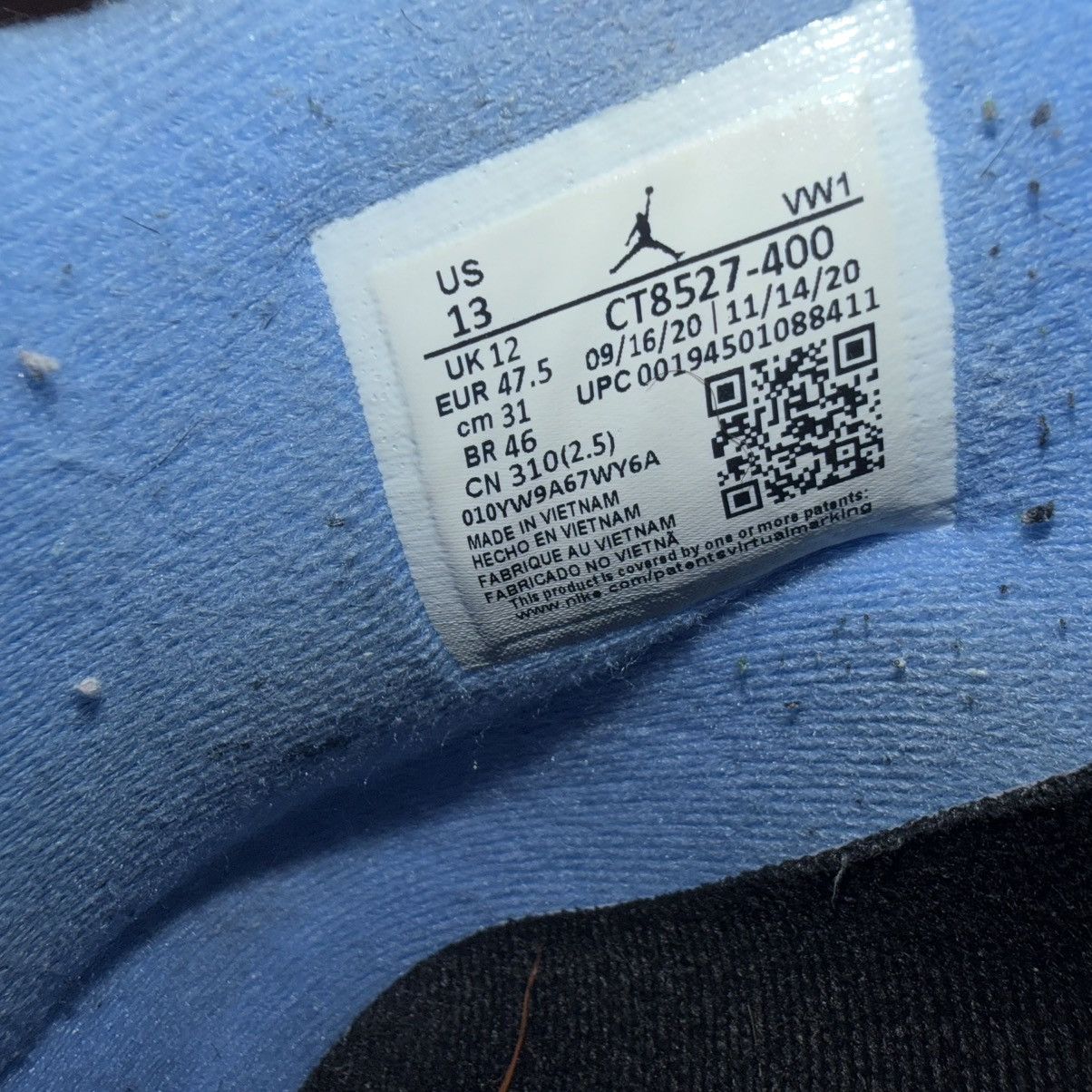 Jordan Brand Jordan 4 Retro University Blue Size US 13 / EU 46 - 8 Thumbnail