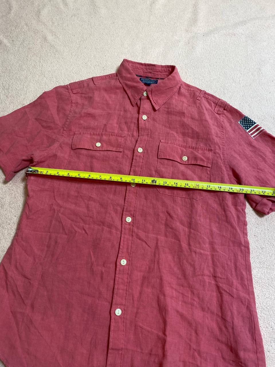 Polo Ralph Lauren × Vintage Polo Ralph Lauren Shirt Button Up Short Sleeve Vintage Size US L / EU 52-54 / 3 - 9 Thumbnail