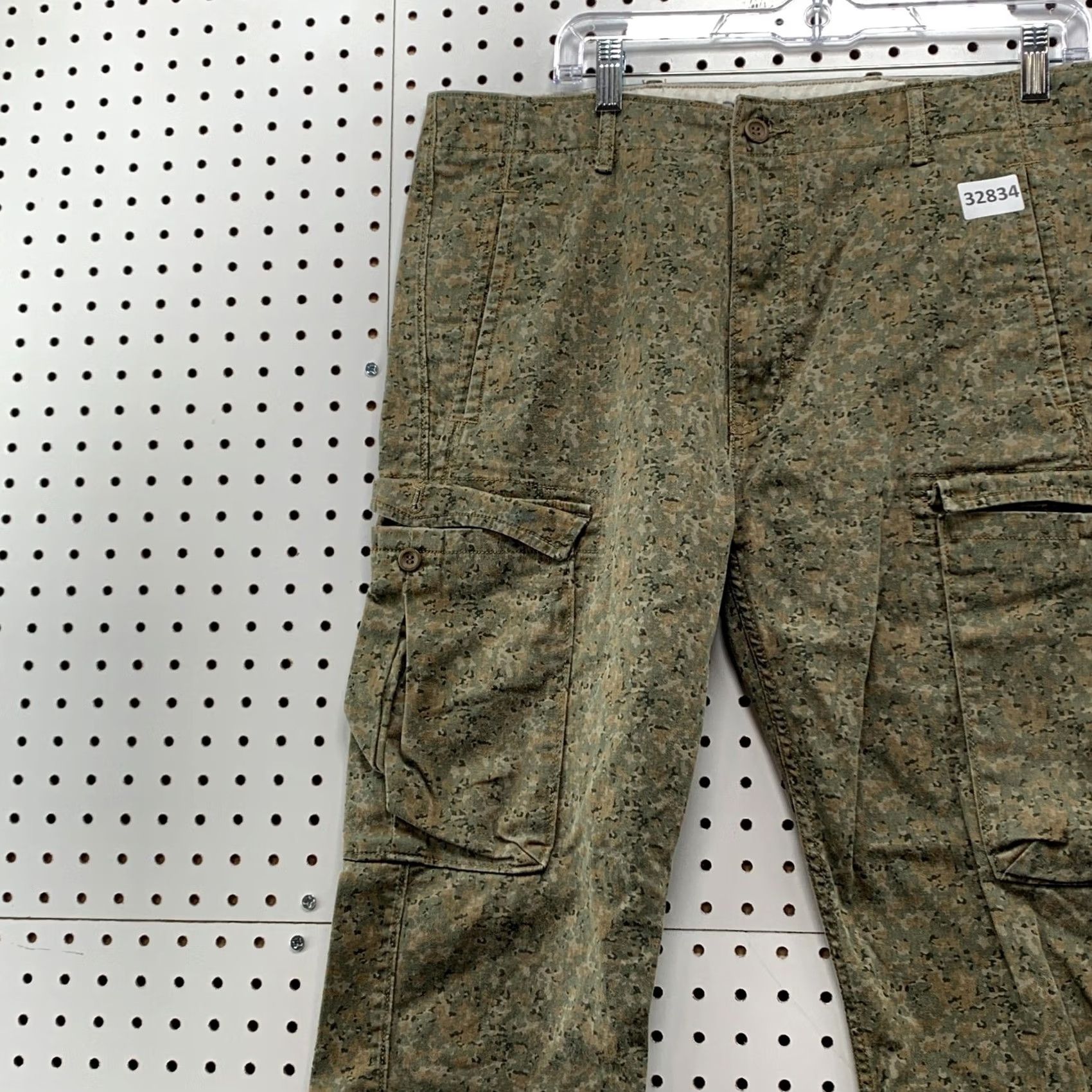 Levi's Levi's Military Cargo Pants Mens 34x28 Green Camouflage Army Casual Size US 34 / EU 50 - 4 Thumbnail