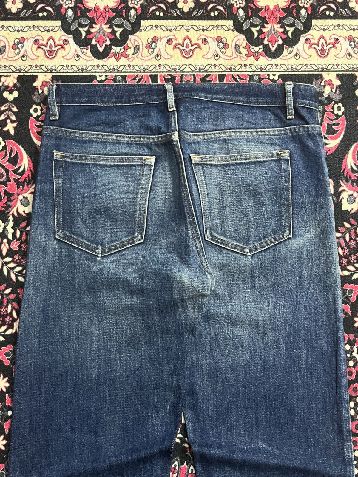 A.P.C. × Kanye West Vintage A.P.C Cure Blue Faded Washed Straight Tapered Jeans Size US 30 / EU 46 - 9 Thumbnail